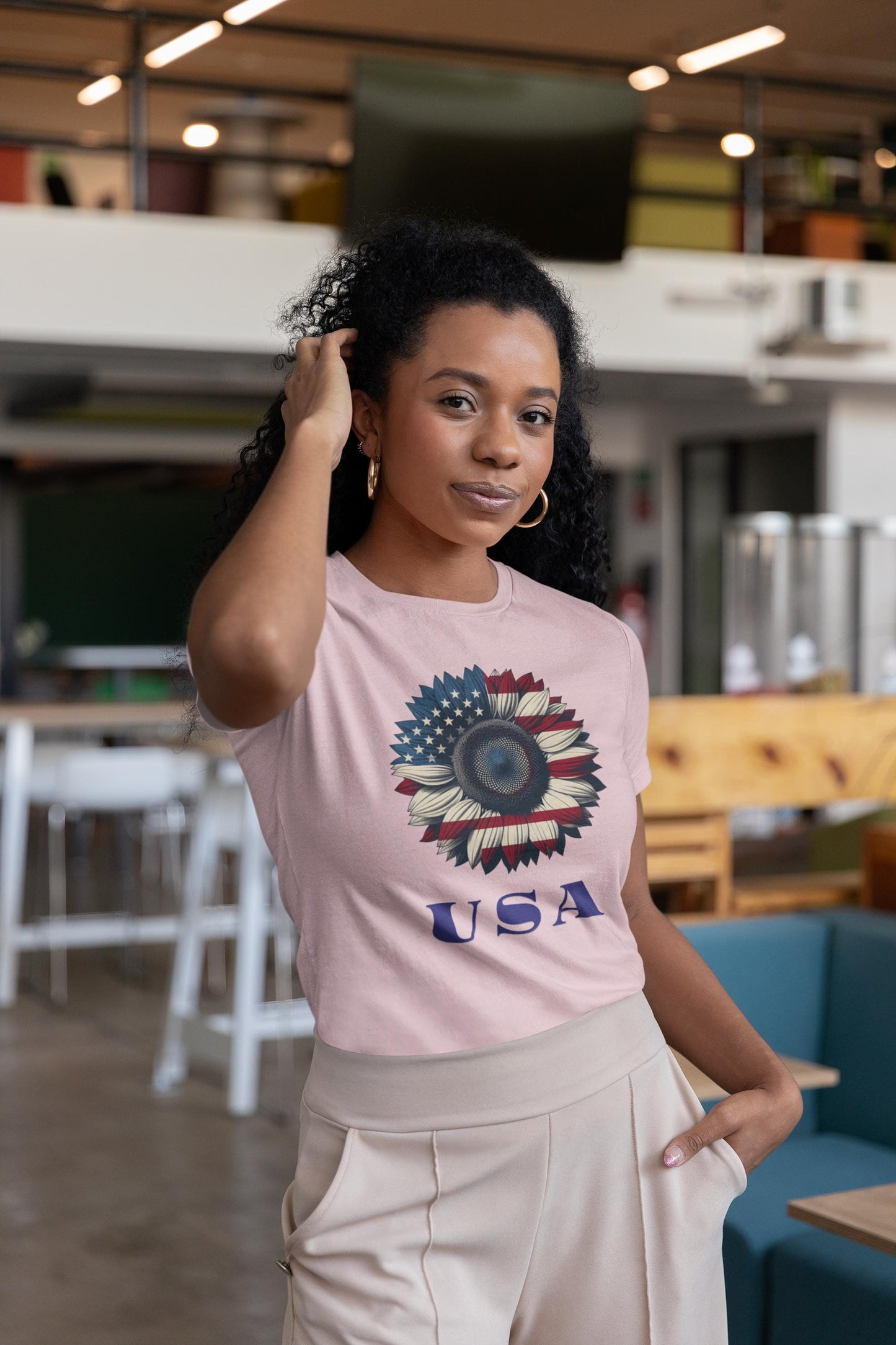 Patriotic USA Graphic Tee, Independence Day Shirt, Fourth of July Apparel, Gift for Veterans, Summer Casual Wear