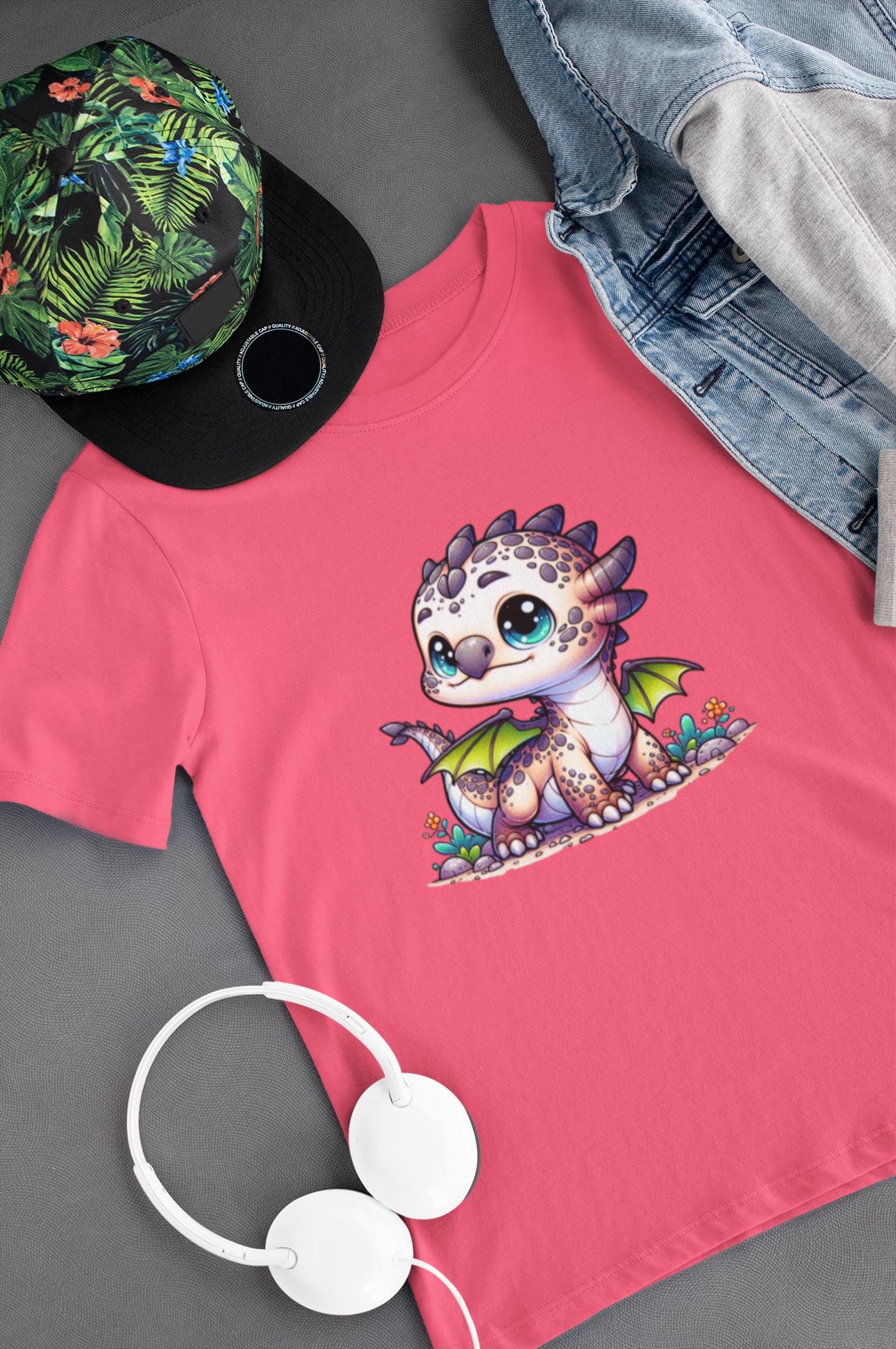 Cute Dragon Kids Tee, Fun Playful Dino T-Shirt for Boys and Girls, Birthday Gift, Dragon Lover Shirt, Everyday Back to School Wear