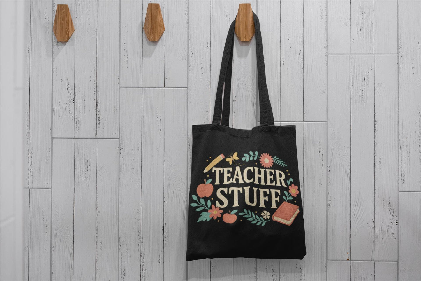 Teacher Stuff Tote Bag - Perfect Gift for Educators, Back to School, Classroom Essentials, Teacher Appreciation, Eco-Friendly Bag