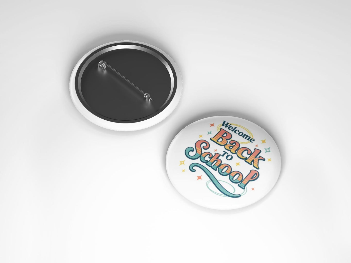 Welcome Back to School Pin Buttons, Fun School Accessories, Teacher Gifts, Student Supplies, Classroom Decor, Welcome Back Pins