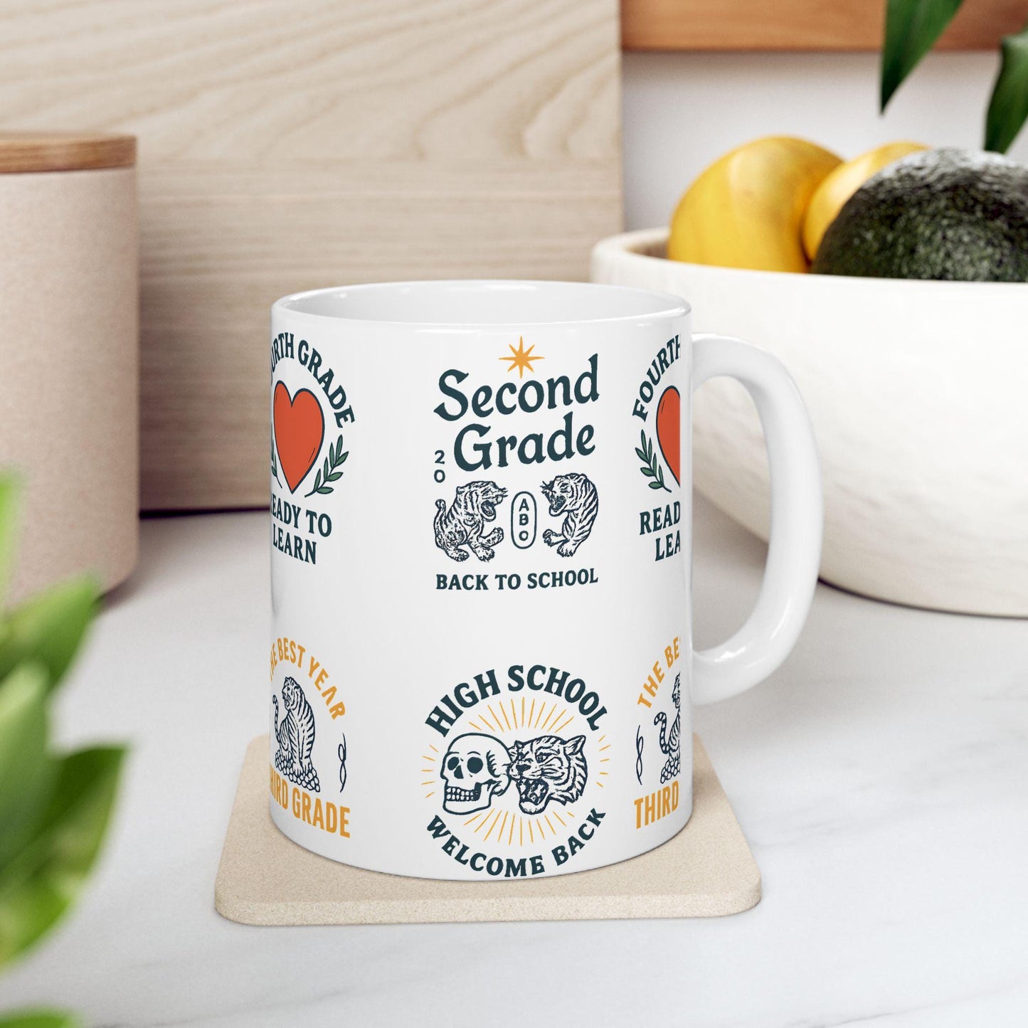Inspiring Drinkware for Back to School - Drinkware Gift for Coffee Lovers, Espresso Mug, Ideal Back 2 School Gift for Teachers and Parents