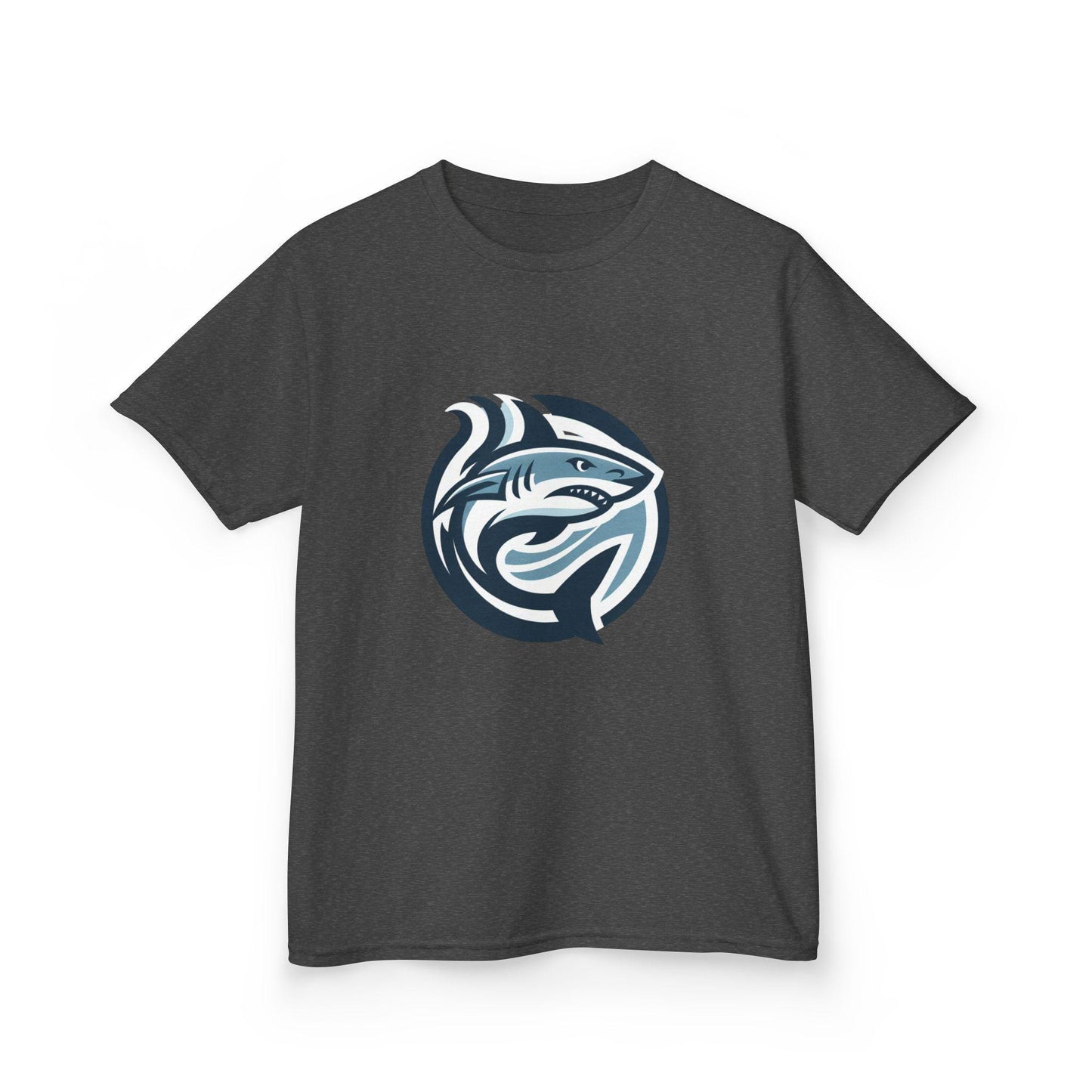 Kids Graphic Tee - "Shark" Design, Fun Shirt for Children, Cool Summer Clothing, Gift for Kids, Party Wear, Boho Natural Kids Youth Tee