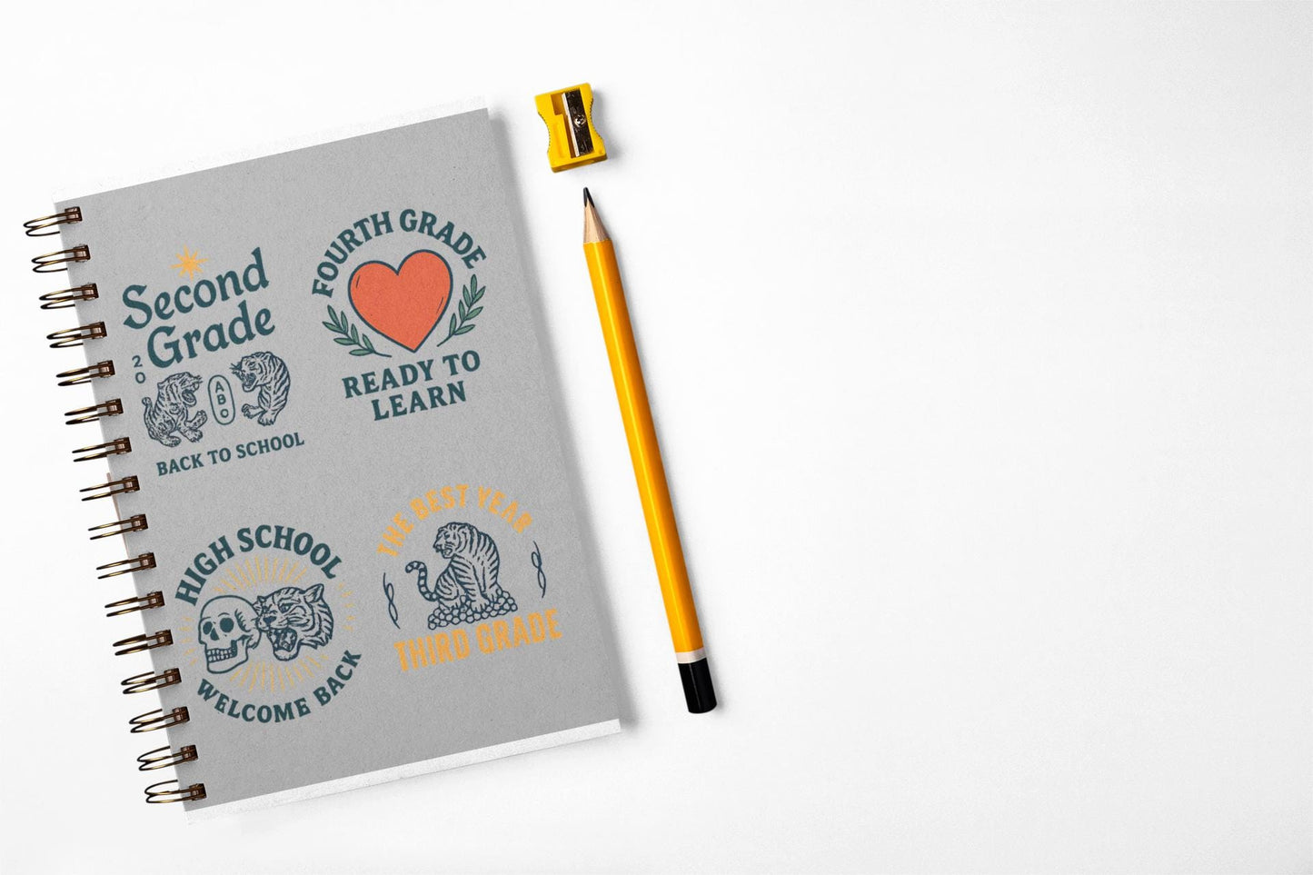 Back to School Spiral Notebook - Education Journal, Teacher Supplies, Ideal for Any School Grade, Study Organizer, School Supplies