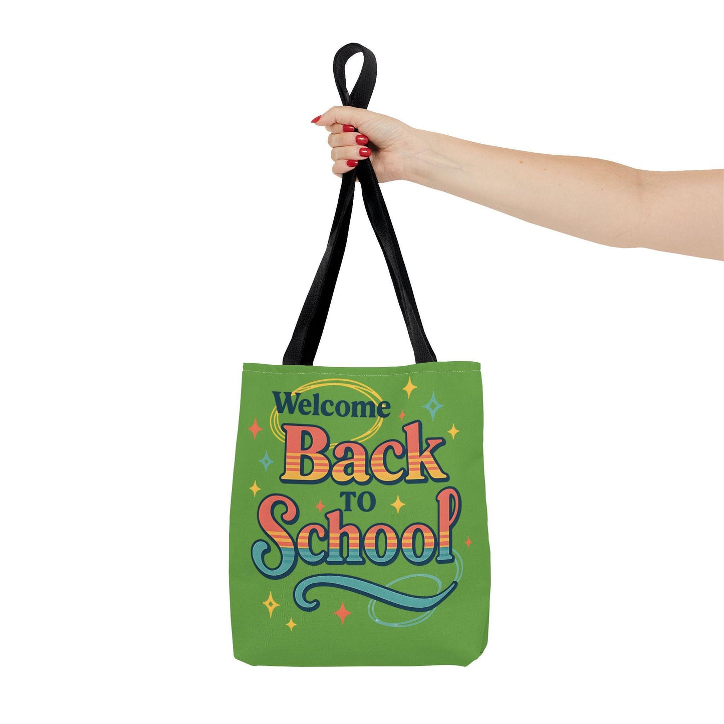 Back to School Tote Bag - Stylish Carryall for Students, School Events, College, Eco-Friendly, Gift for Teacher Appreciation Back to School