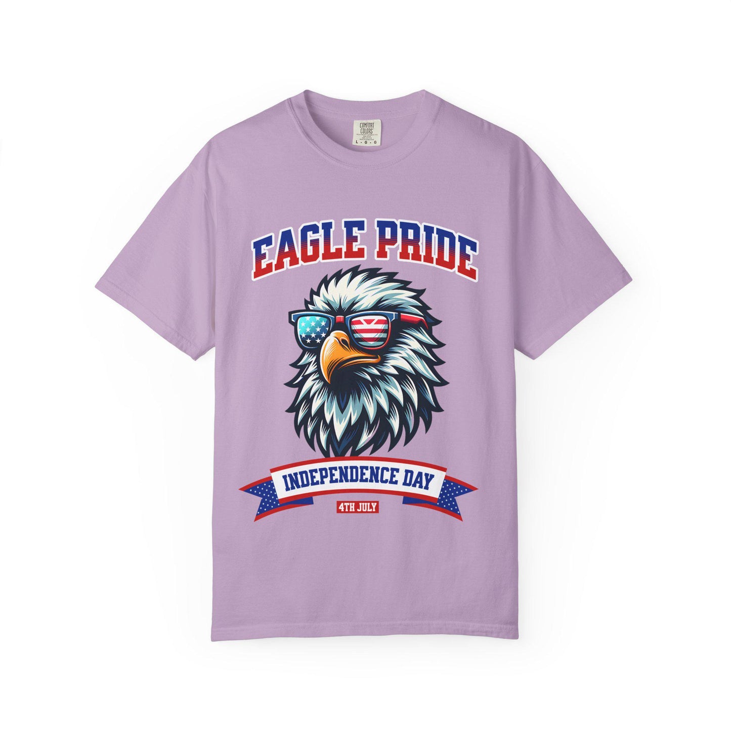 American Eagle 4th of July T-Shirt, Men and Women Garment-Dyed July 4th Tee, Summer BBQ, Independence Day, Red White Blue, Comfort Colors.