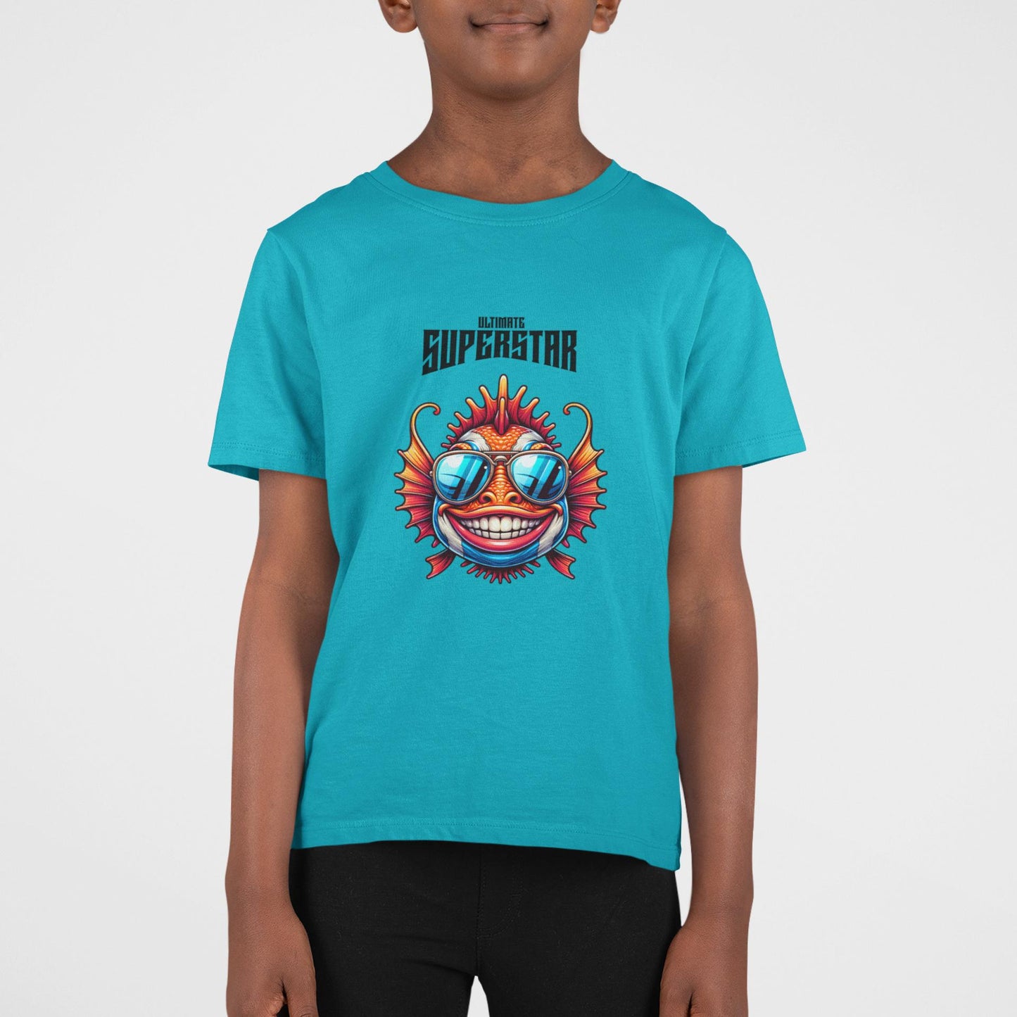 Kids Graphic Tee - "Superstar" Design, Fun Shirt for Children, Cool Summer Clothing, Gift for Kids, Party Wear, Back to School Apparel