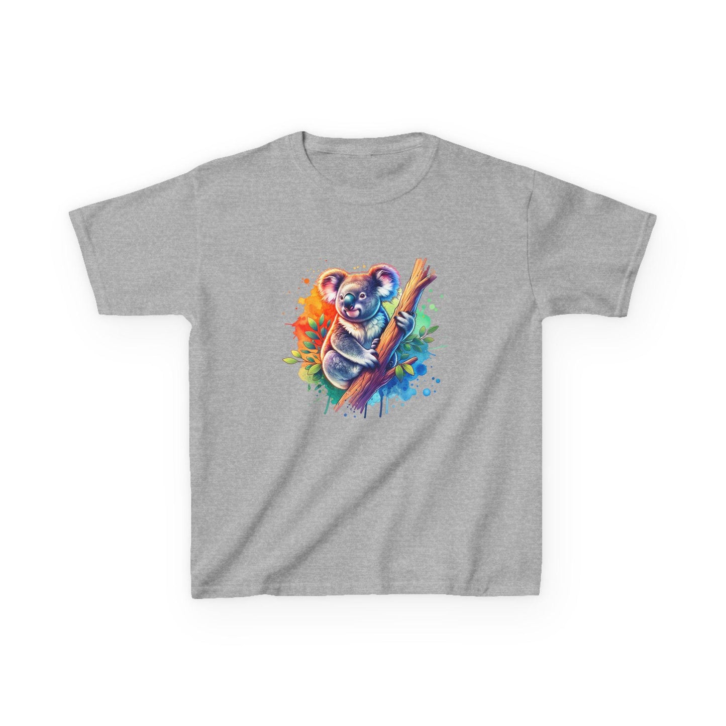 Children's Colorful Koala Tee, Fun Kids T-Shirt, Animal Tee, Gift for Nature Lovers, Birthday Present, Great Gift for Boys and Girls