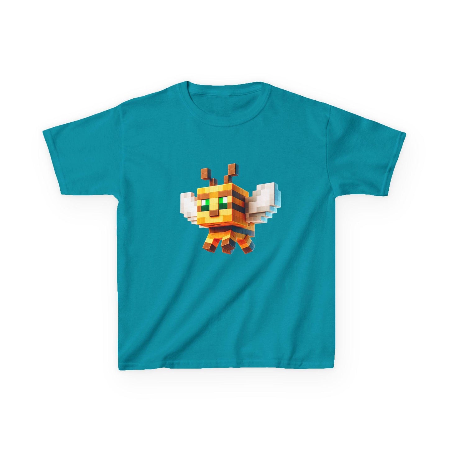 Minecraft Bee Inspired Kids Tee, Minecraft Bee Shirt, Fun Kids Tee, Gaming Apparel, Birthday Gift for Boys and Girls, Back to School Apparel