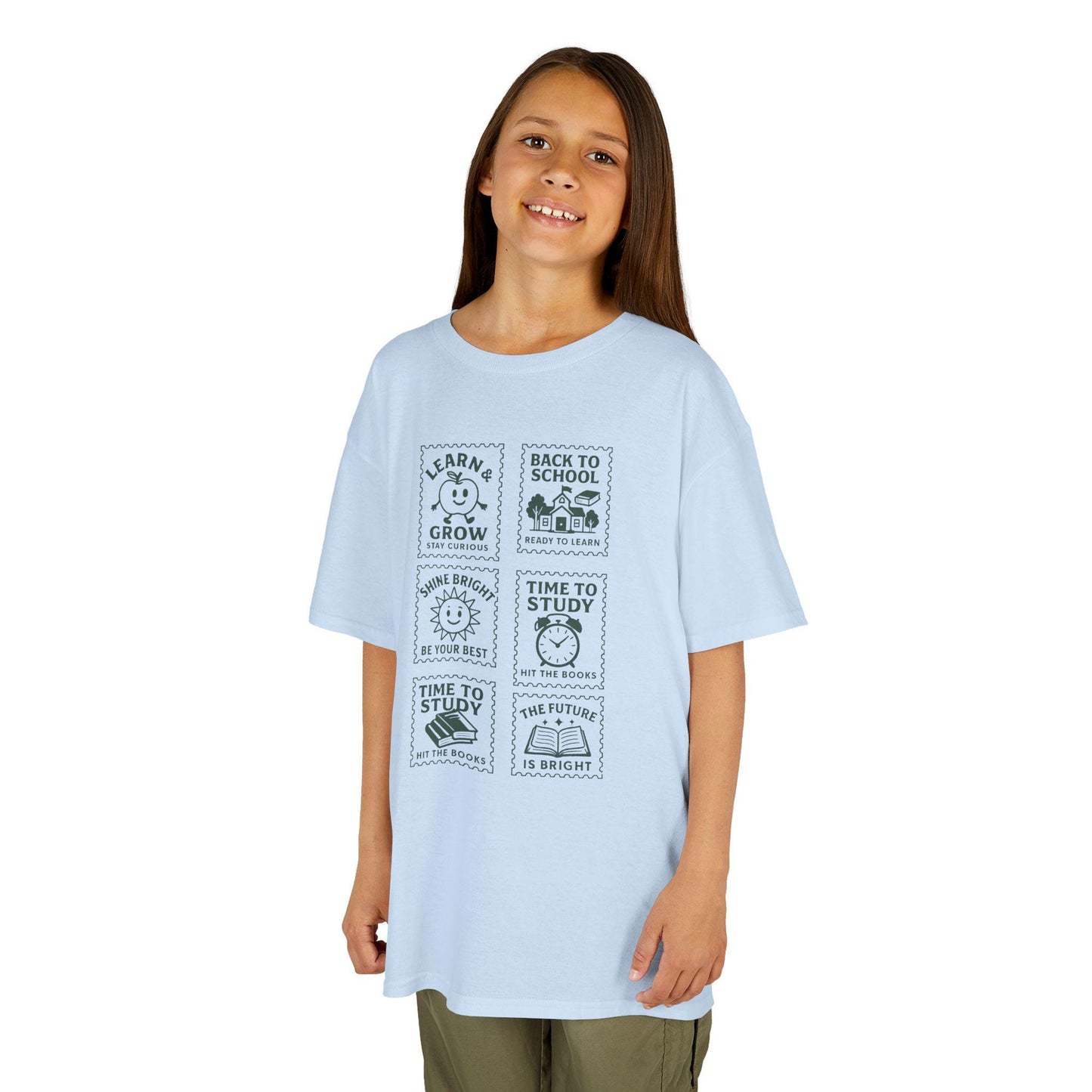 Youth Motivational Crewneck Sweatshirt, Back to School Gift, Study Motivation Apparel, Positive Quotes Sweatshirt, Comfortable Kids