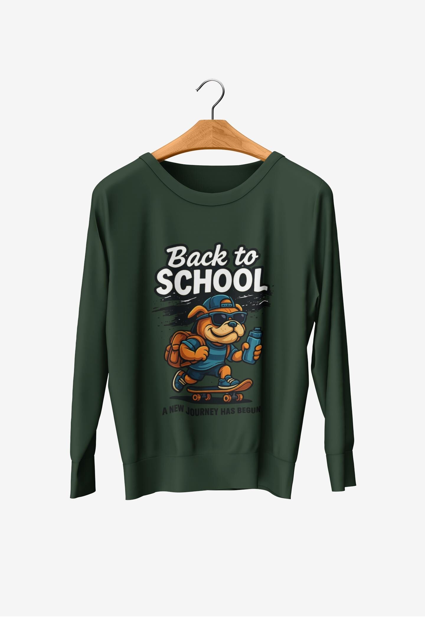 Back to School Youth Crewneck Sweatshirt, Cozy Pullover for Kids, Welcome Back Sweatshirt, Back2School Sweatshirt, Student Sweatshirt