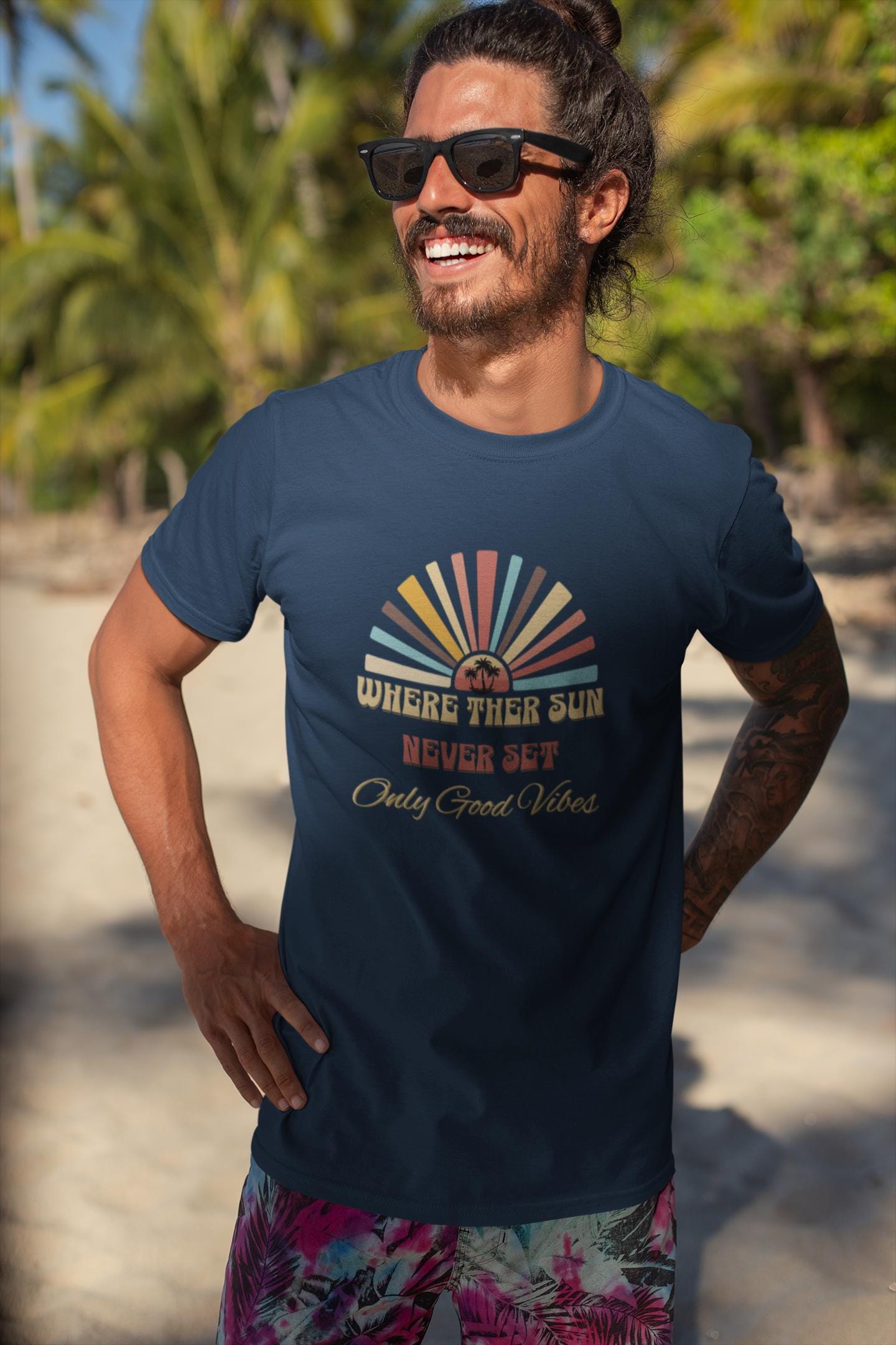 Sunshine Shirt, Summer Vibe Shirt, Everyday Comfort Colors, Only Good Vibes, Retro Sunset Rays Shirt, Weekend Style To, Unisex Casual Wear