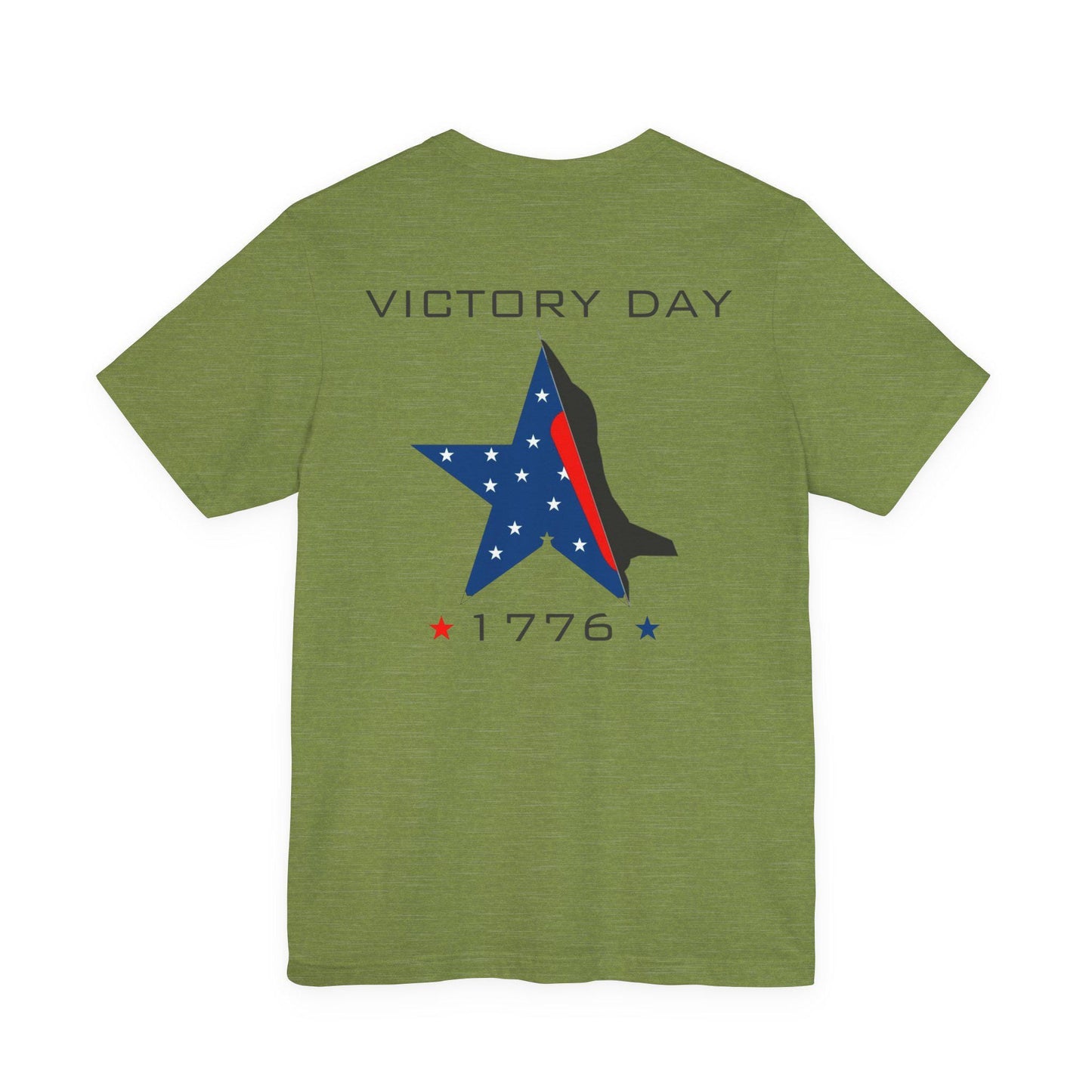 Victory Day Unisex Tee, Casual T-Shirt, Red White Blue, USA Patriotic Shirt, 4th of July Outfit, Independence Day Gift