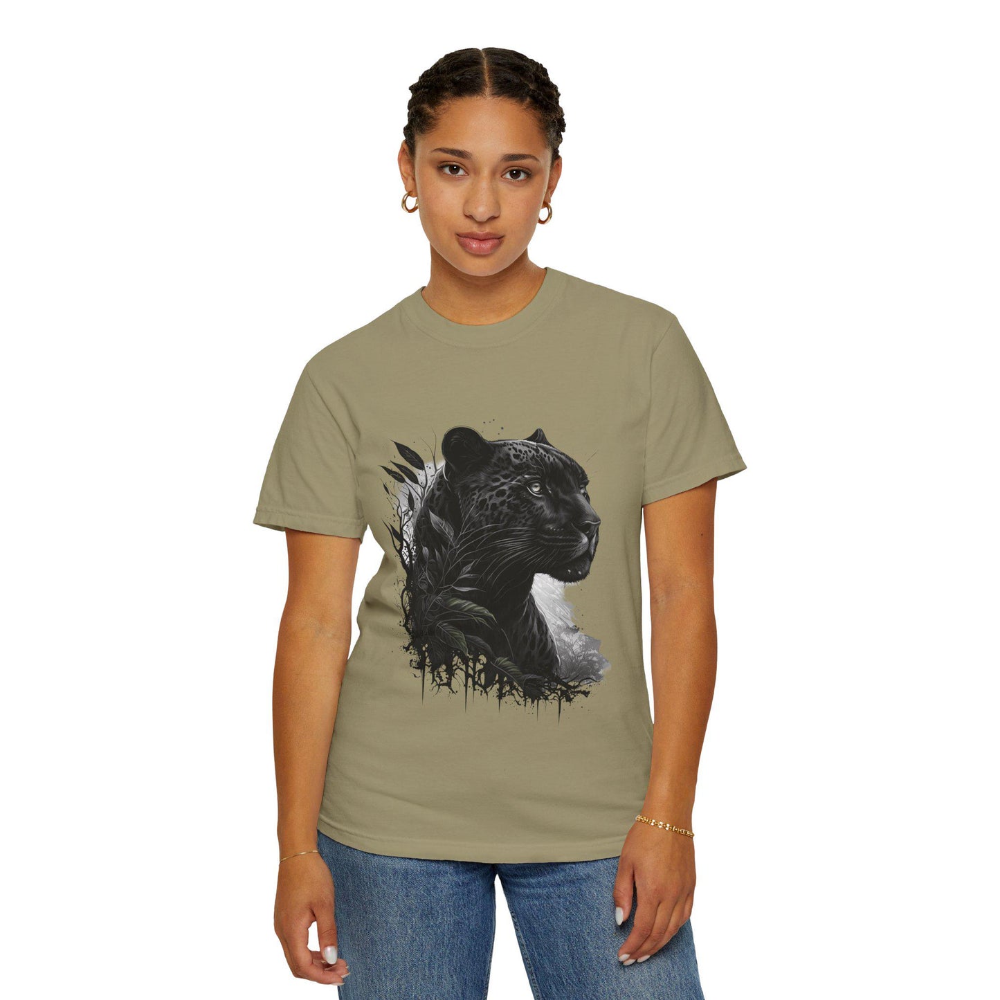 Cougar Vintage Shirt Tiger Graphic Tee, Wild Cat Shirt Retro Cougar, Animal Art Shirt, Eco-Friendly Fashion, Safari Cougar Casual Wear