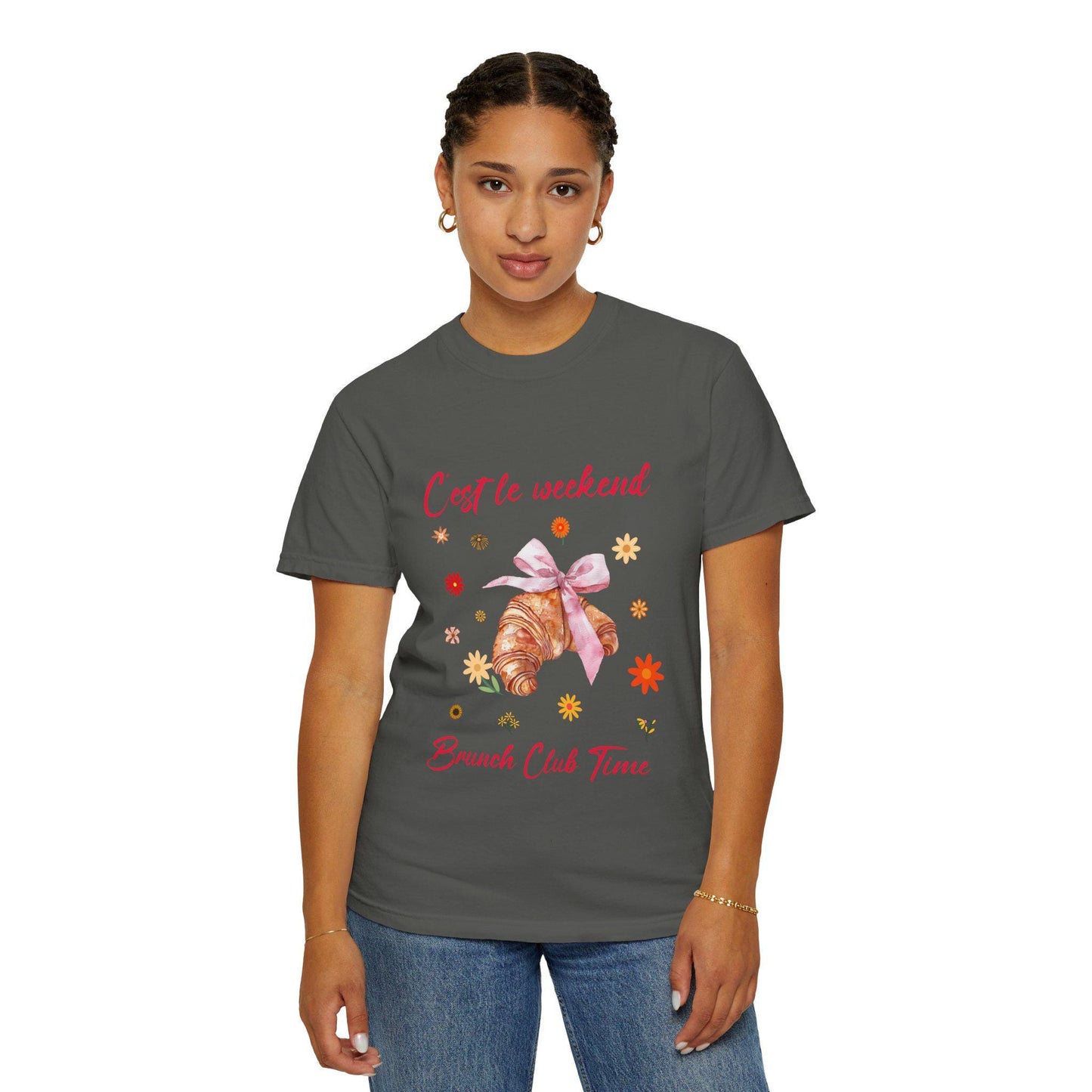 Brunch Club T-shirt, Weekend Style Tee, Breakfast Apparel, Bakery Lover Shirt, Foodie Shirt, Aesthetic Shirt, Trendy Tee, Comfort Colors Tee