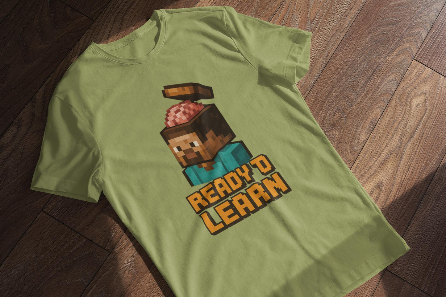 Youth Minecraft Inspired Tee - Ready to Learn, Gamer Shirt, Back To School Student Tee, First Day Of Back to School Shirts for Boys & Girls