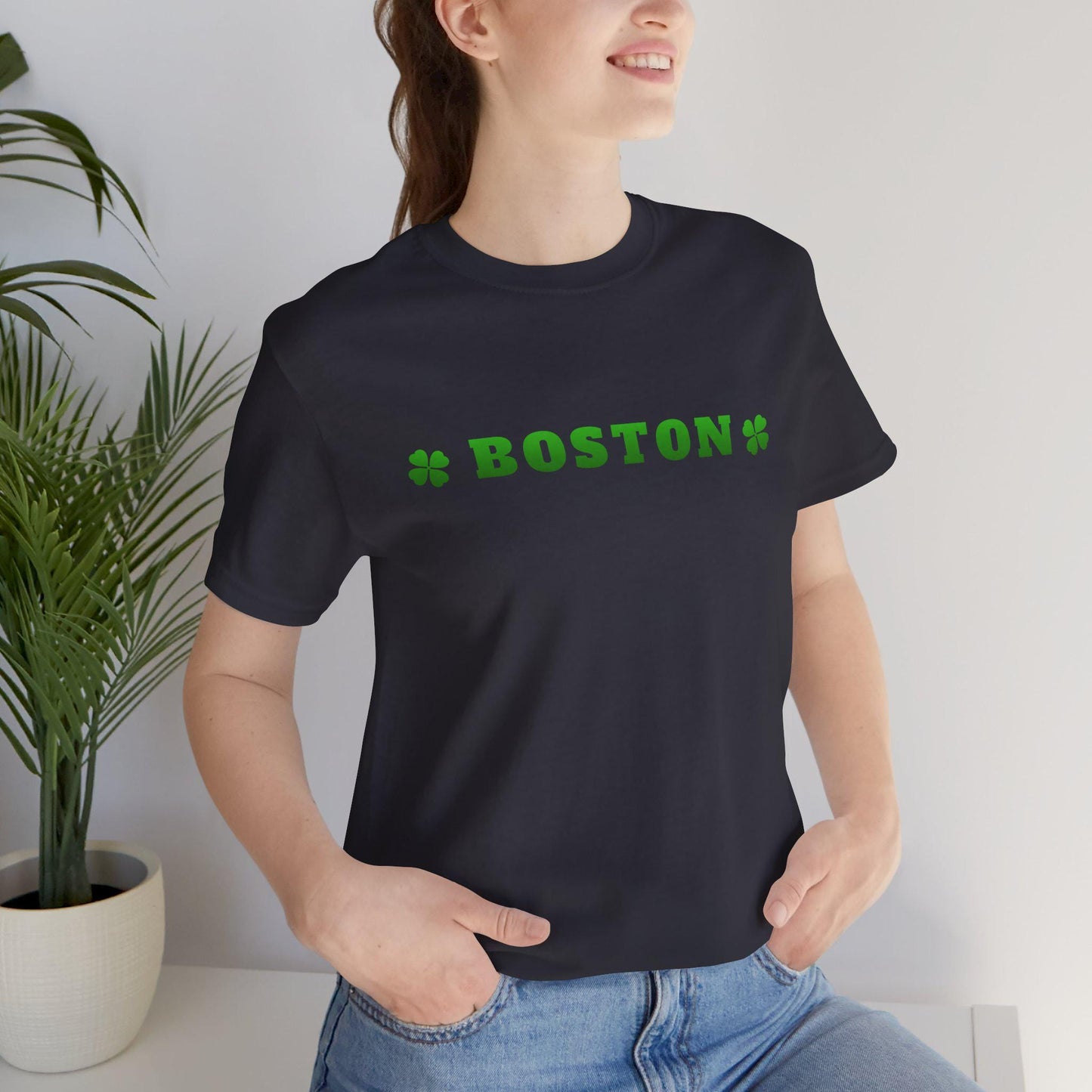 Boston Tee, Unisex Short Sleeve Shirt, Irish Festival T-Shirt, Casual Everyday Wear, Boston Pride Apparel