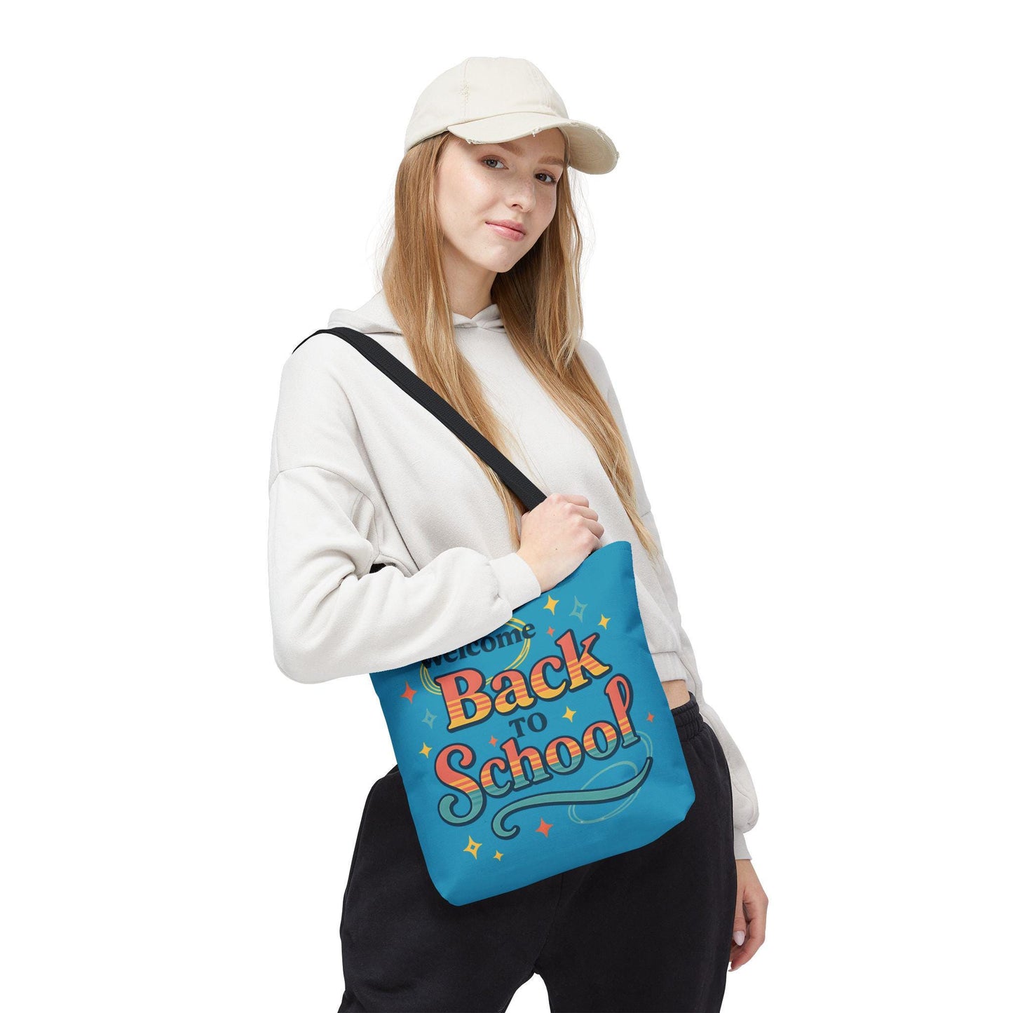 Back to School Tote Bag - Stylish Carryall for Students, School Events, College, Eco-Friendly, Gift for Teacher Appreciation Back to School