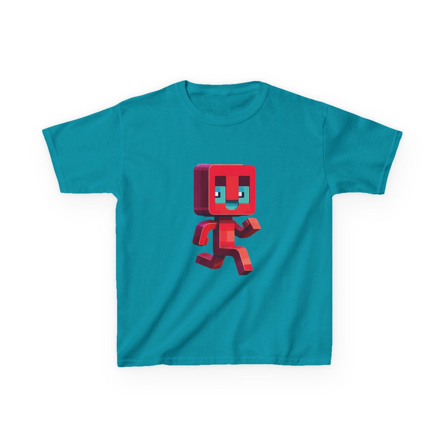 Pixelated Running Man Kid Tee - Fun Graphic Kids Tee, Vibrant Children's Apparel, Birthday Gift for Boys & Girls, Back to School Apparel