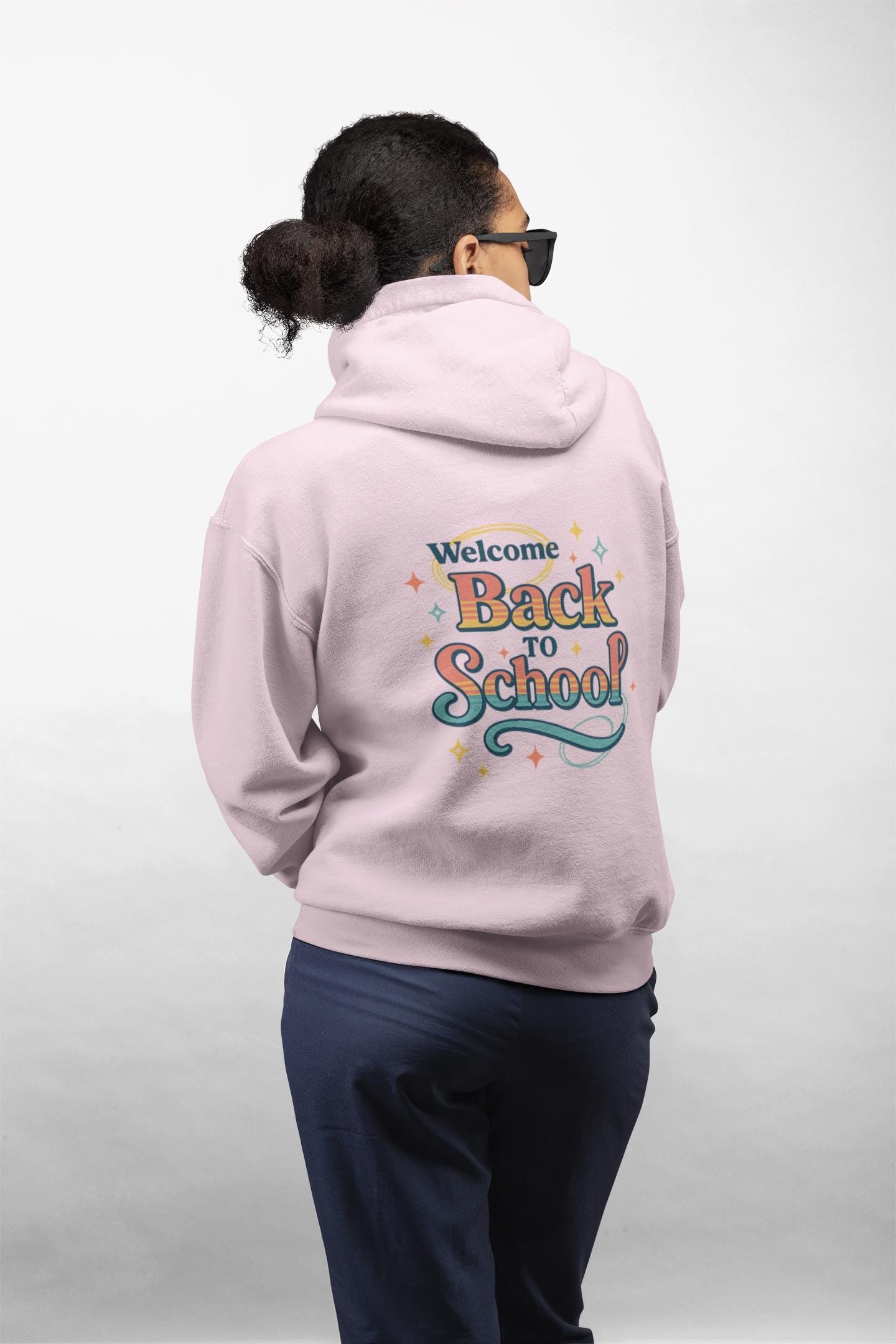 Welcome Back to School Hoodie - Hoodie for Students, School Events, College, Eco-Friendly, Gift for Teacher Appreciation Back to School