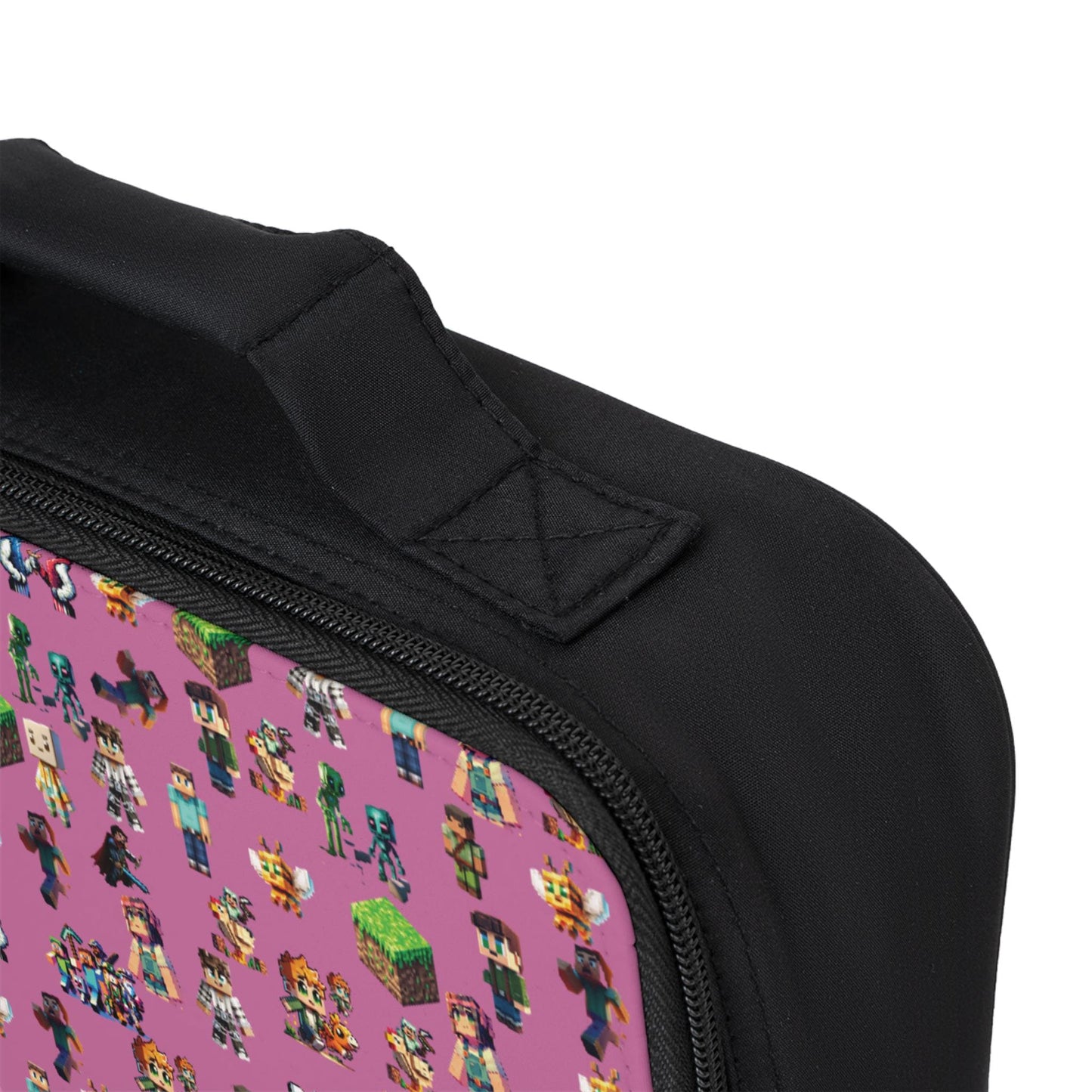 Minecraft Inspired Vibrant Kids Lunch Bag, Perfect for Back to School, Picnics, and Playdates, Gamer Enthusiast Lunch Bag, School Lunch Bag