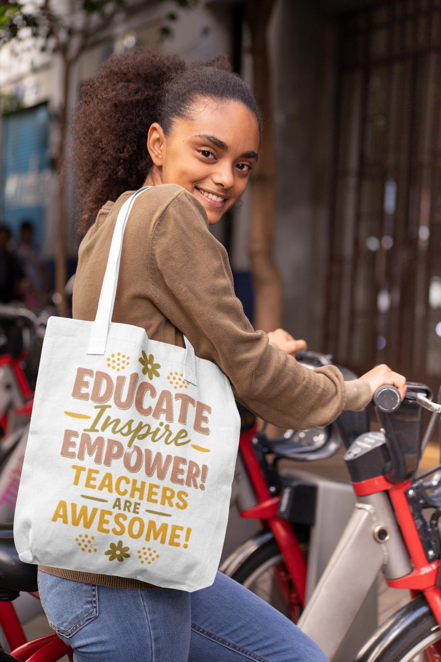 Teacher Are awesome Tote Bag - Perfect Gift for Educators, Back to School, Classroom Essentials, Teacher Appreciation, Eco-Friendly Bag
