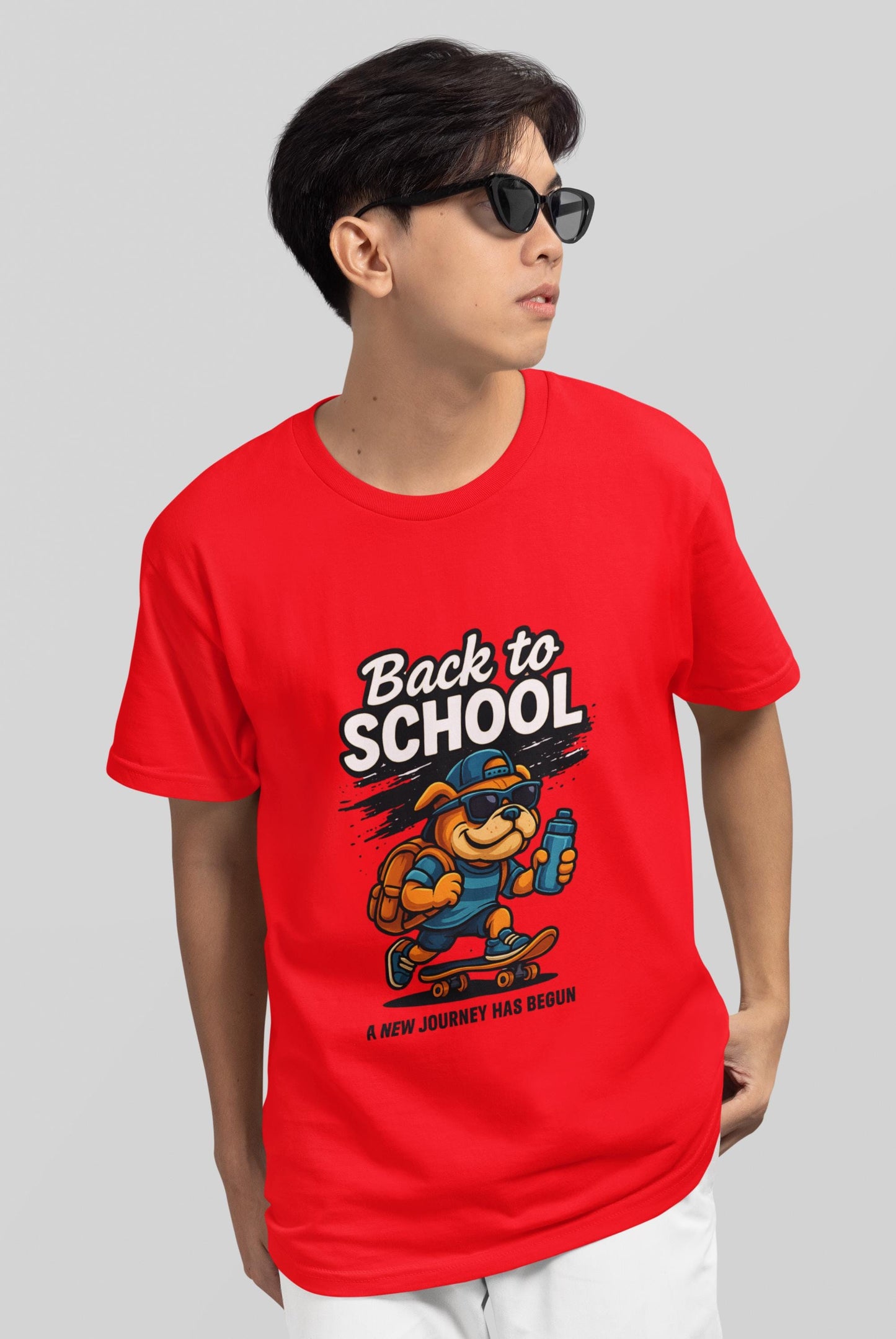 Back to School Bulldog T-Shirt, Cute Bulldog Tee, Back to School Gift for Students, Welcome Back T-Shirt, Back2School T-Shirt, Student Shirt