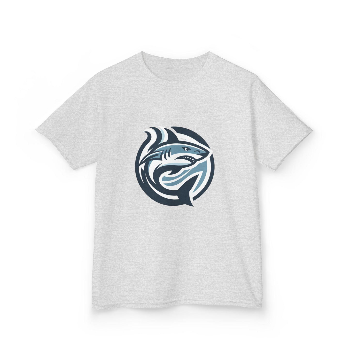 Kids Graphic Tee - "Shark" Design, Fun Shirt for Children, Cool Summer Clothing, Gift for Kids, Party Wear, Boho Natural Kids Youth Tee