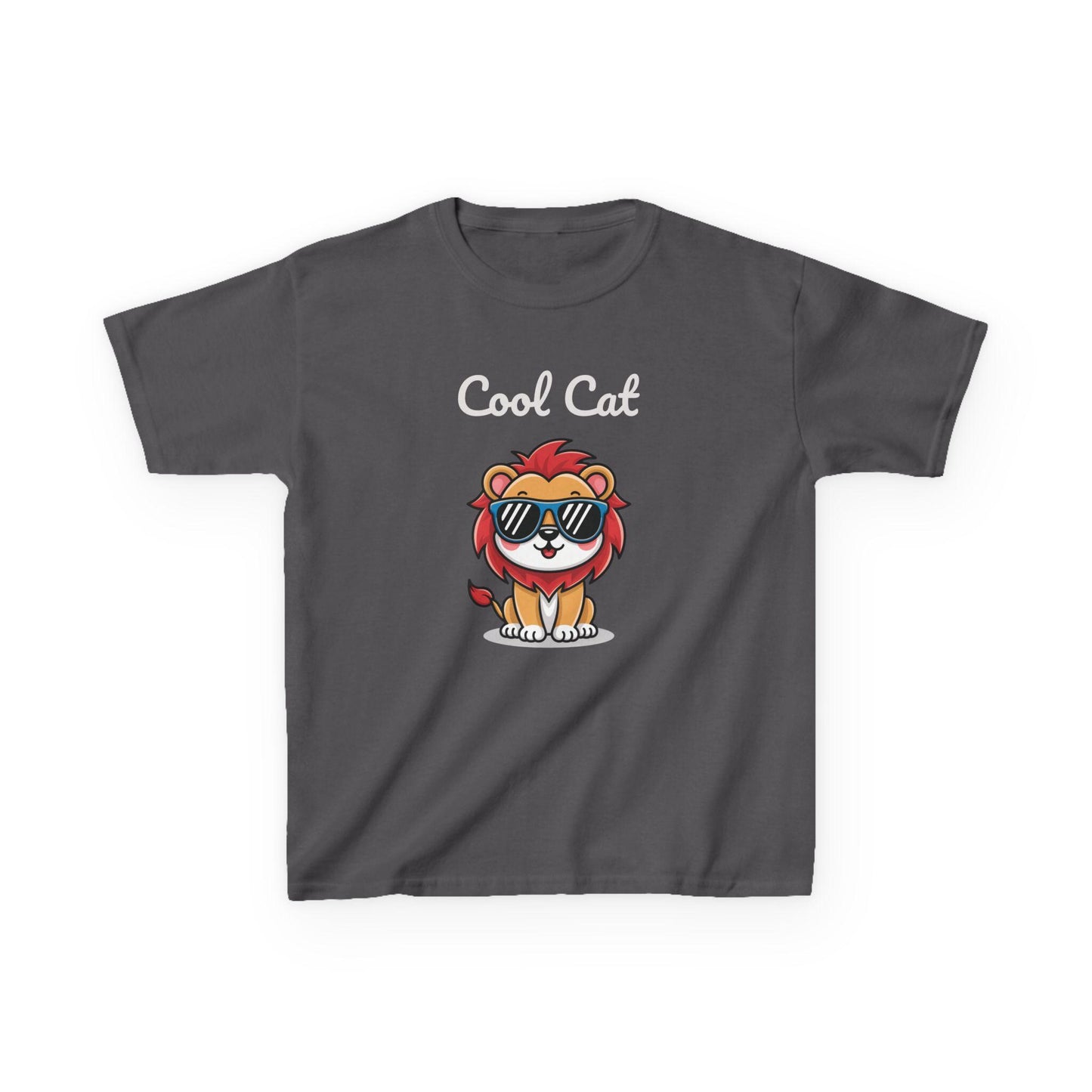 Cool Cat Kids Tee - Fun Animal Shirt, Gift for Children, Birthday Present, Cool Summer Wear, Cute Graphic Tee, Back to School Apparel