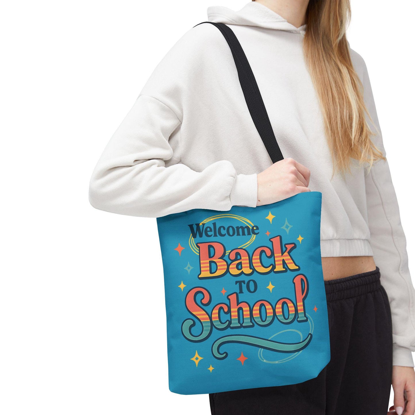 Back to School Tote Bag - Stylish Carryall for Students, School Events, College, Eco-Friendly, Gift for Teacher Appreciation Back to School