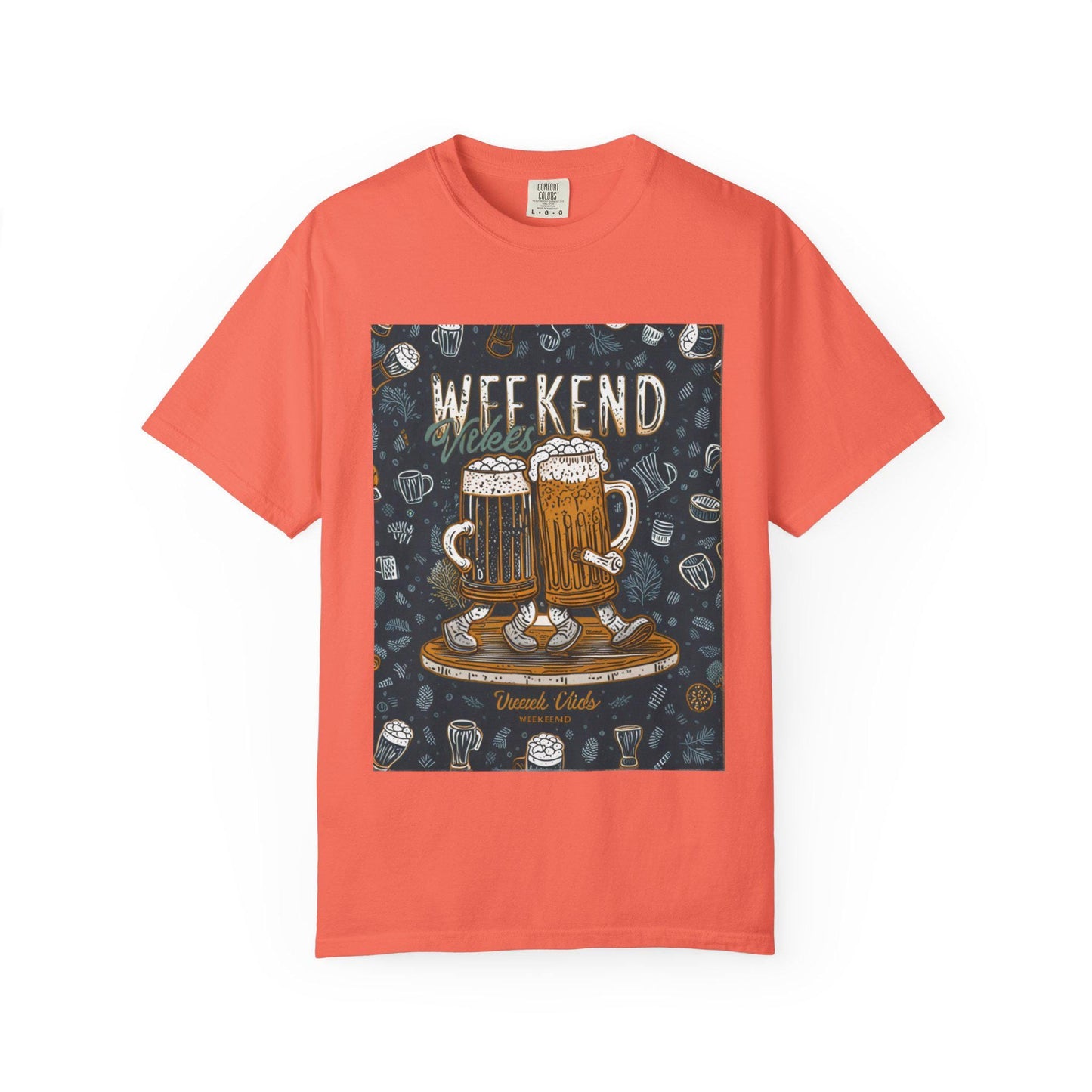Weekend Beer Graphic T-shirt, Unisex Casual Tee, Brewery Gift, Beer Lover Apparel, Weekend Vibes Tee, Festive Clothing Outdoor Comfort Color