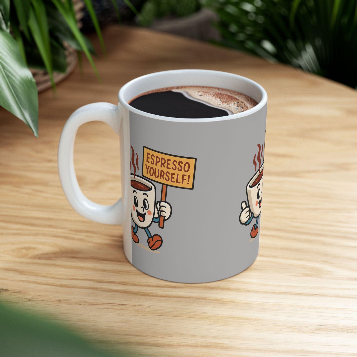 Espresso Yourself Coffee Mug, Cute Drinkware Gift for Coffee Lovers, Espresso Mug, Ideal Back 2 School Gift for Teachers and Parents