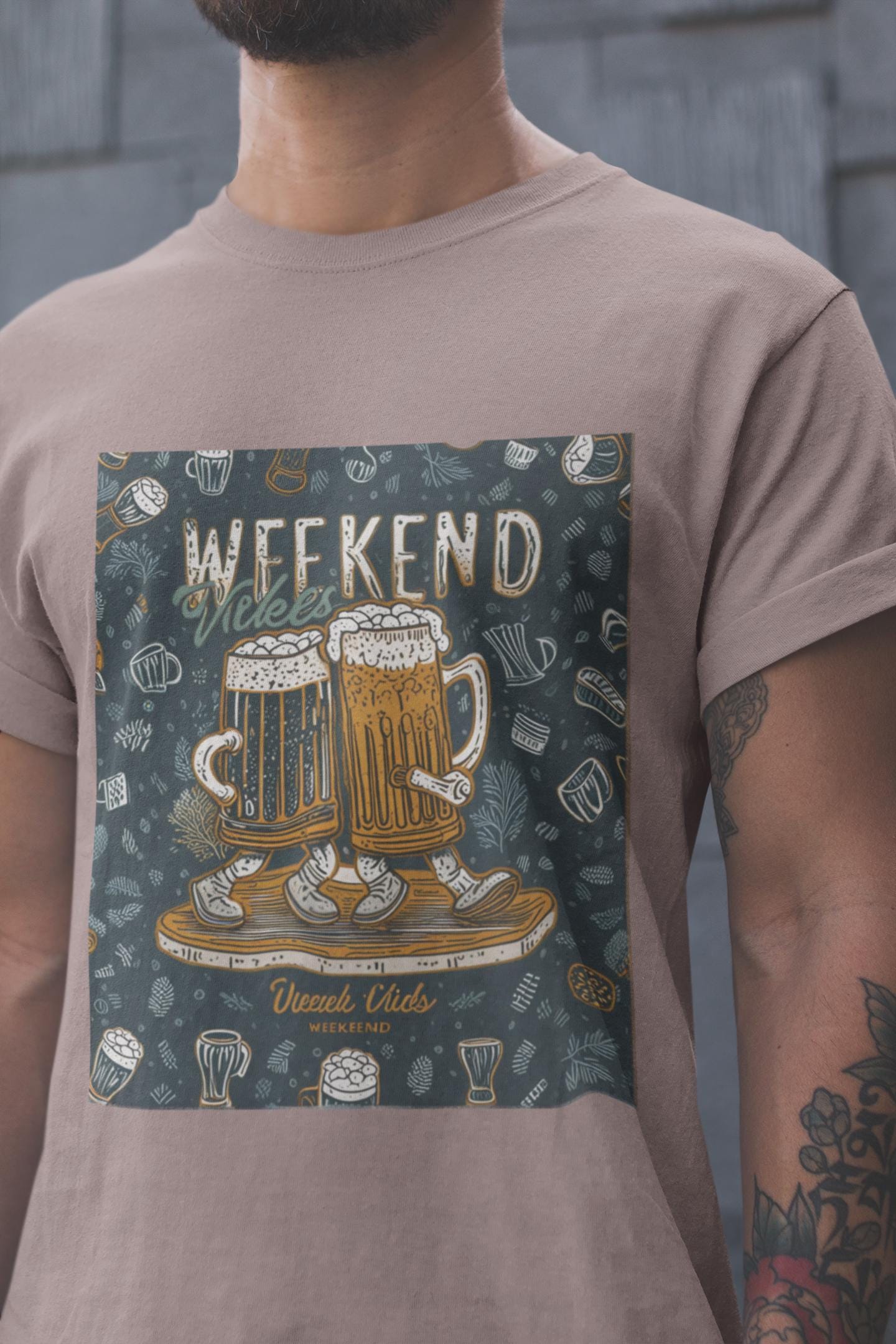 Weekend Beer Graphic T-shirt, Unisex Casual Tee, Brewery Gift, Beer Lover Apparel, Weekend Vibes Tee, Festive Clothing Outdoor Comfort Color