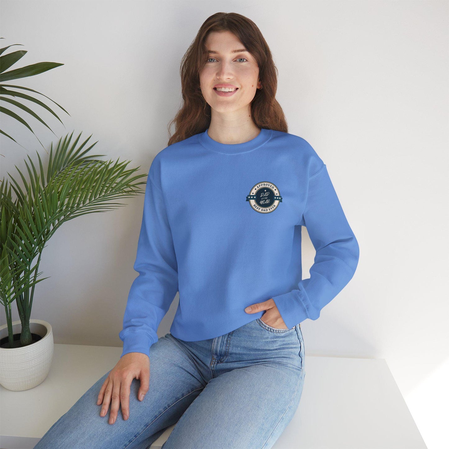 Husband Dad Grandpa Custom Crewneck Sweatshirt - Perfect for Everyday Wear, Gifts, and Seasonal Celebrations, Cozy Sweatshirt, Casual Style