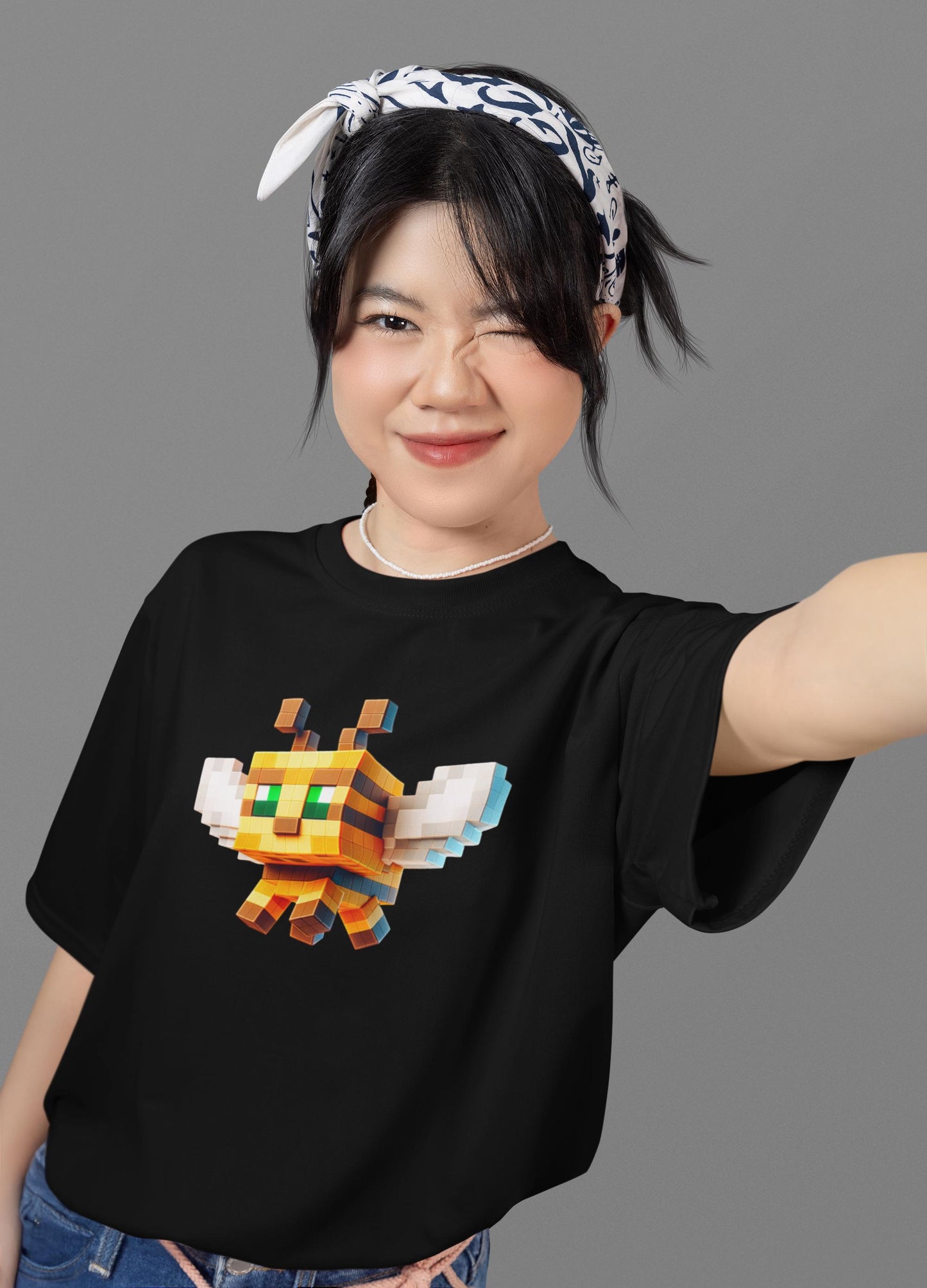 Minecraft Bee Inspired Kids Tee, Minecraft Bee Shirt, Fun Kids Tee, Gaming Apparel, Birthday Gift for Boys and Girls, Back to School Apparel