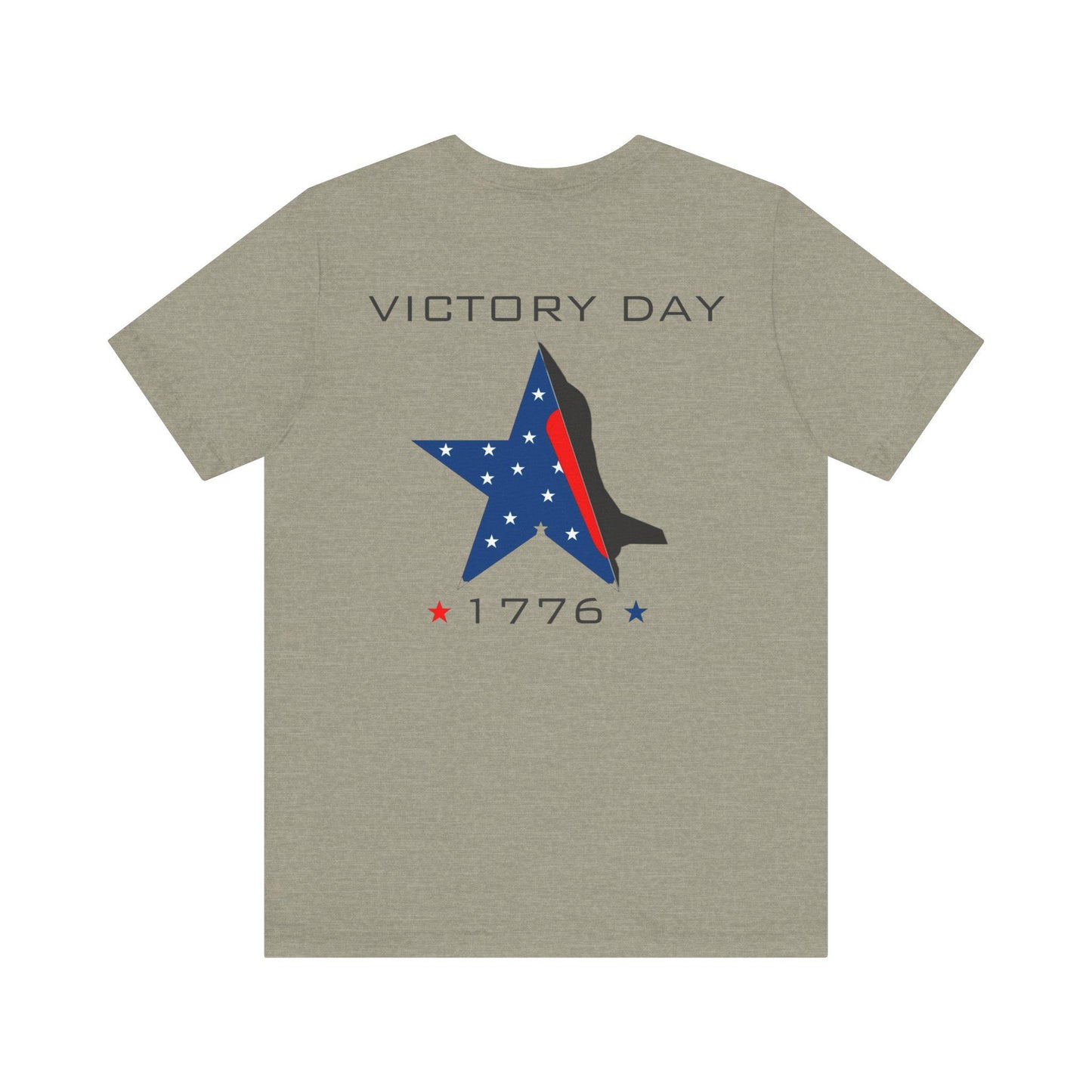 Victory Day Unisex Tee, Casual T-Shirt, Red White Blue, USA Patriotic Shirt, 4th of July Outfit, Independence Day Gift