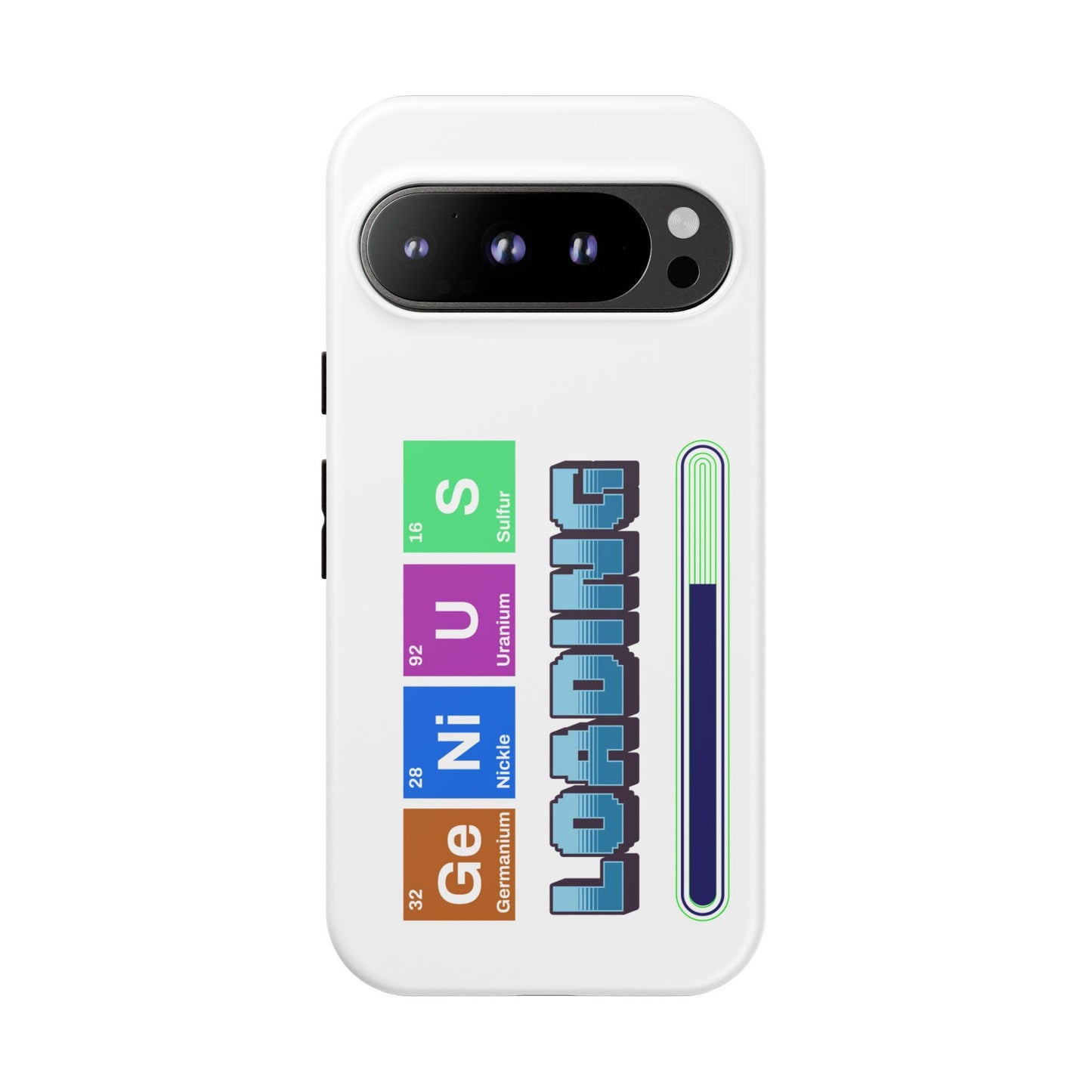 Loading Genius Phone Case, Educational Gift for Teachers, Science Lover Accessory, Geek Chic Mobile Cover, Fun Student Back to School Gift
