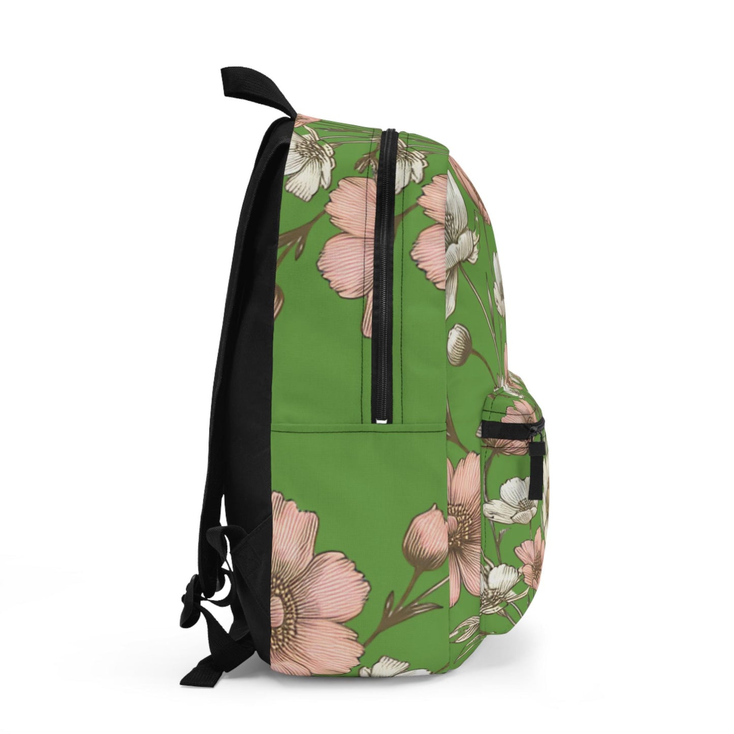 Boho Floral Backpack, Flower School Bag, Flower Print bag, Ideal for Elementary & Middle School Students, Back to School Supply for Students