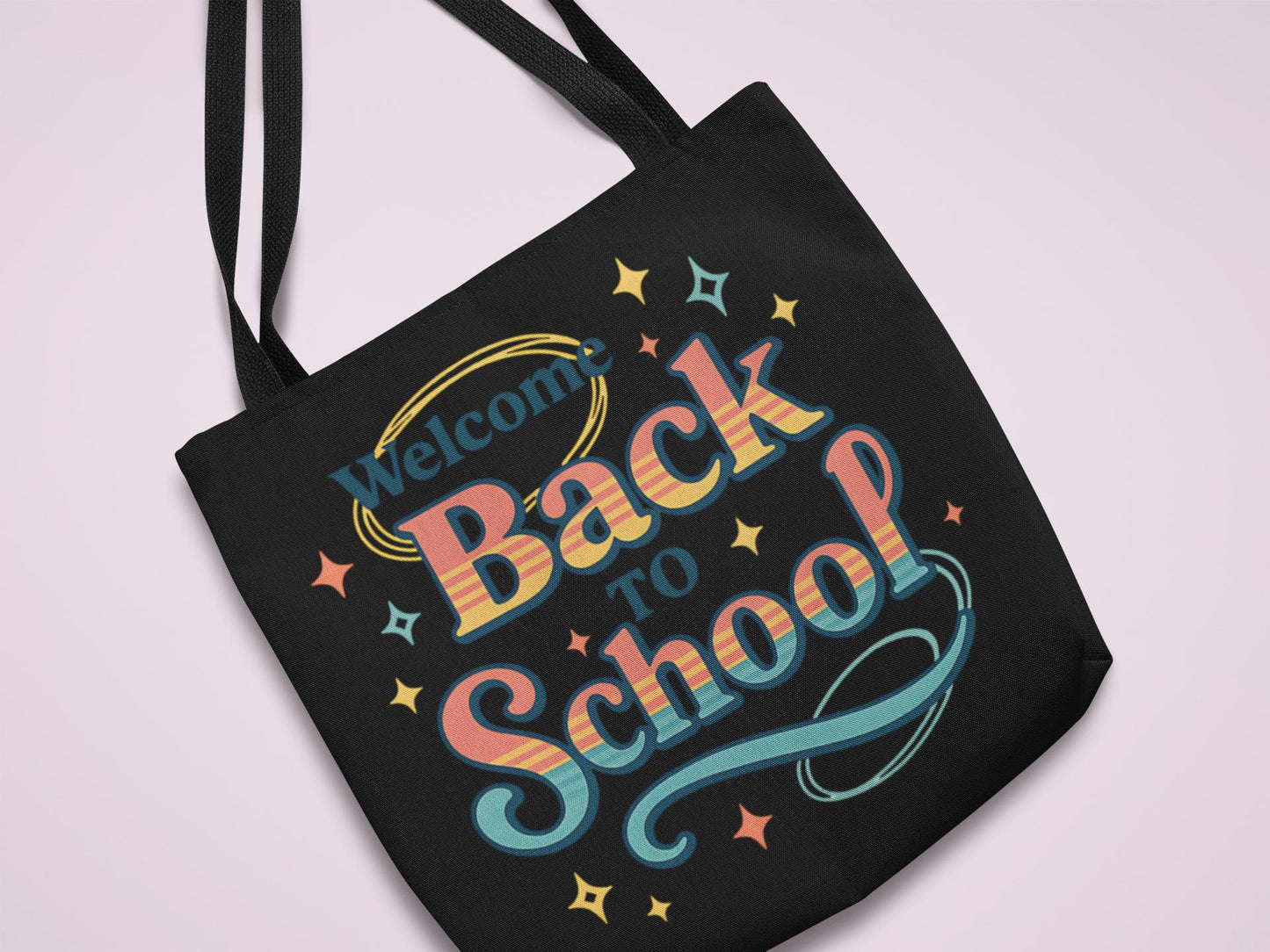 Back to School Tote Bag - Stylish Carryall for Students, School Events, College, Eco-Friendly, Gift for Teacher Appreciation Back to School