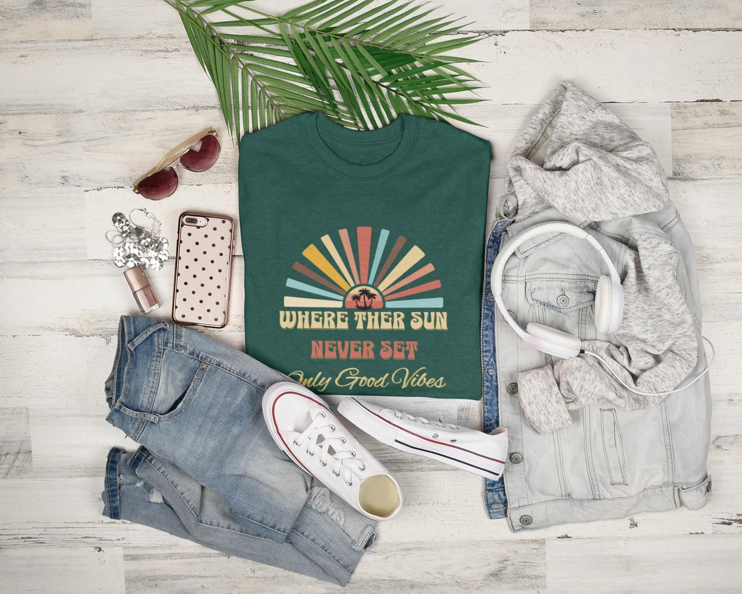 Sunshine Shirt, Summer Vibe Shirt, Everyday Comfort Colors, Only Good Vibes, Retro Sunset Rays Shirt, Weekend Style To, Unisex Casual Wear
