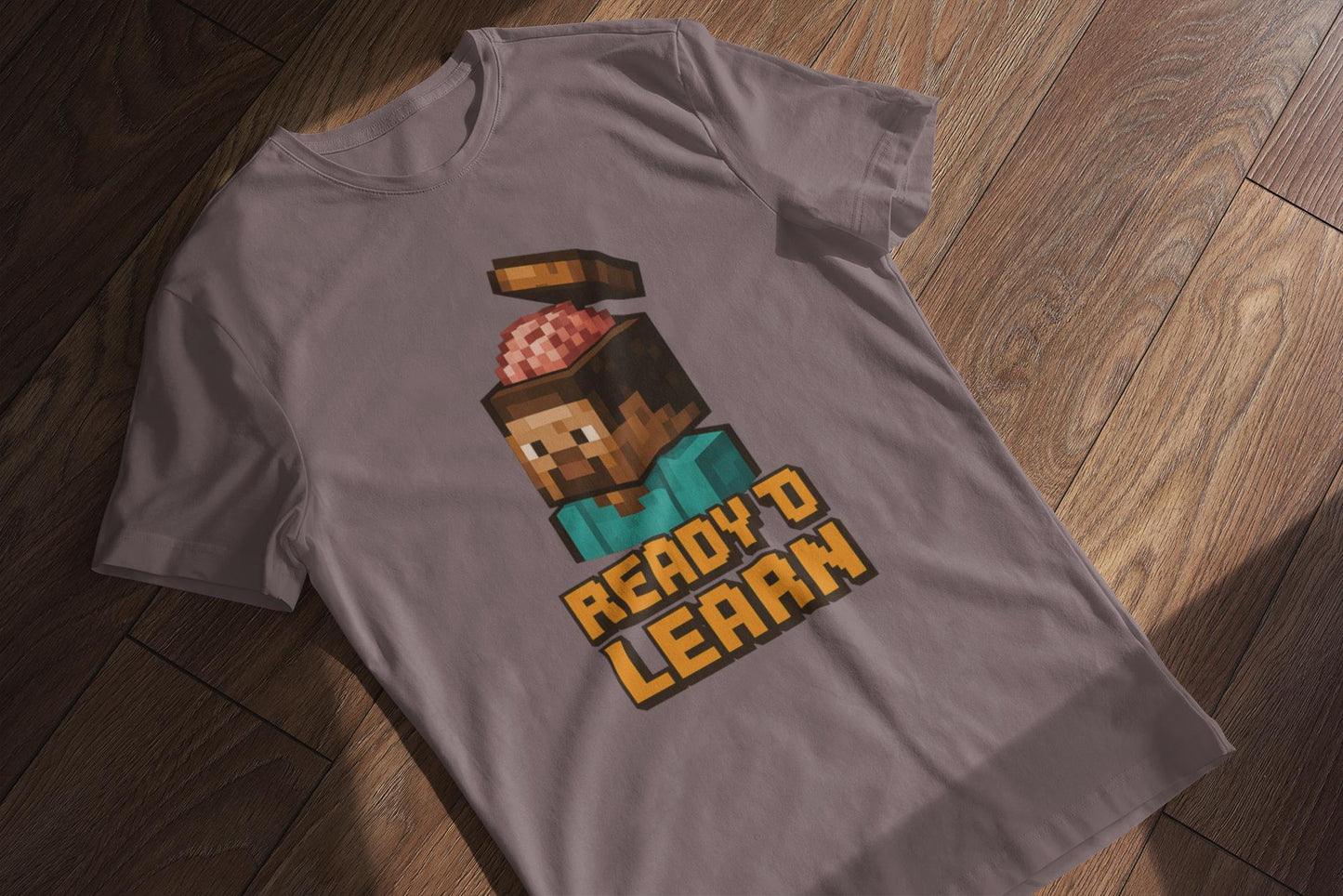 Youth Minecraft Inspired Tee - Ready to Learn, Gamer Shirt, Back To School Student Tee, First Day Of Back to School Shirts for Boys & Girls