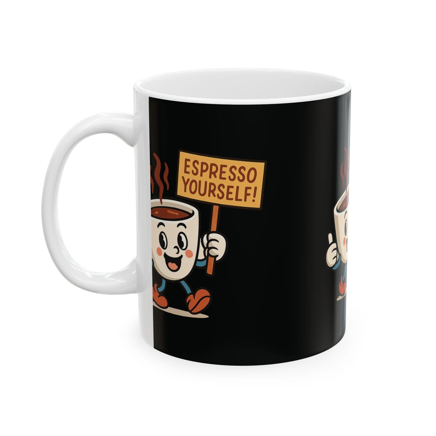 Espresso Yourself Coffee Mug, Cute Drinkware Gift for Coffee Lovers, Espresso Mug, Ideal Back 2 School Gift for Teachers and Parents