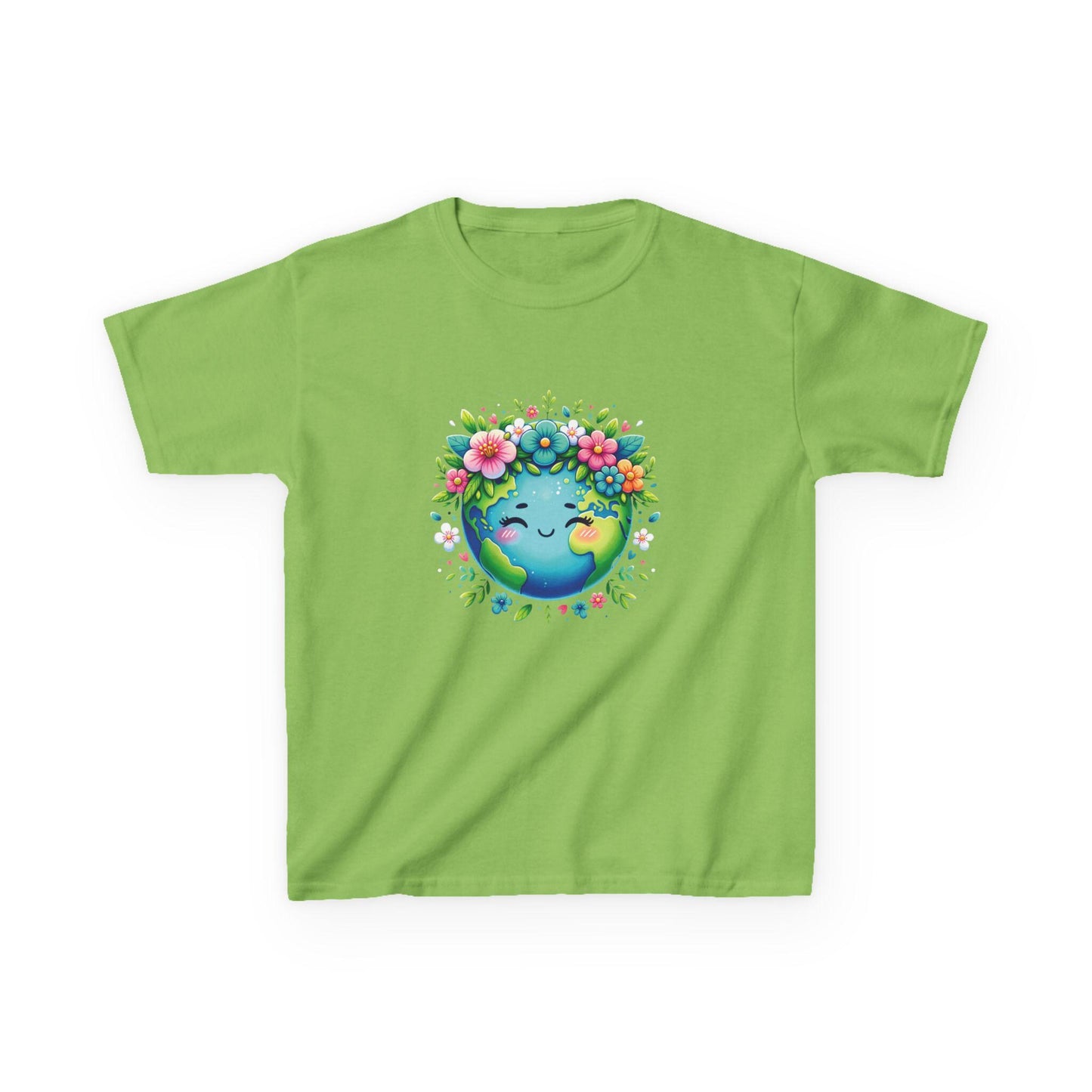 Kids Back to School T-Shirt, Floral Globe Graphic Tee, Fun Shirt for Children, Cool Back to School Clothing for Him and her, Gift For Kids