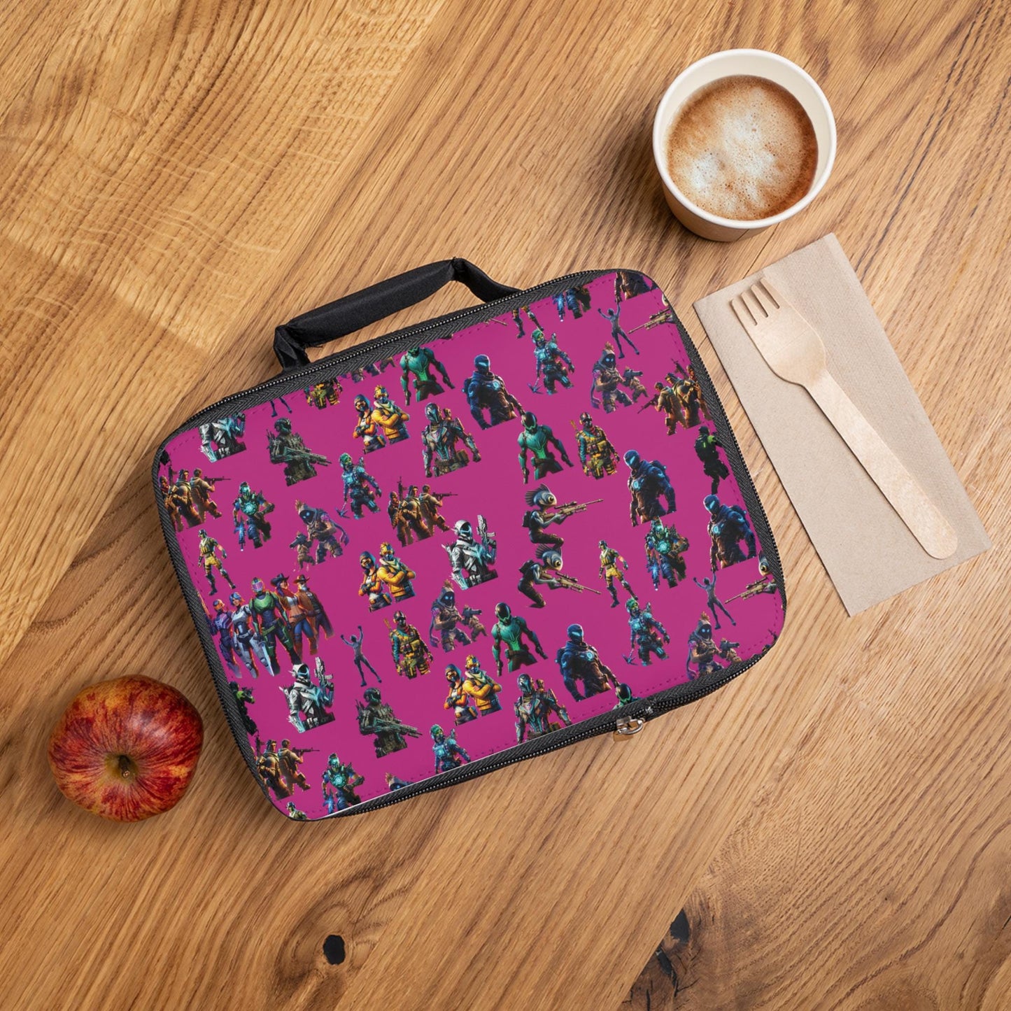 Gamer Enthusiast Lunch Bag, Perfect for Back to School, Lunch Bag Ideal for Middle & Elementary School Kids, Insulated School Lunch Bag