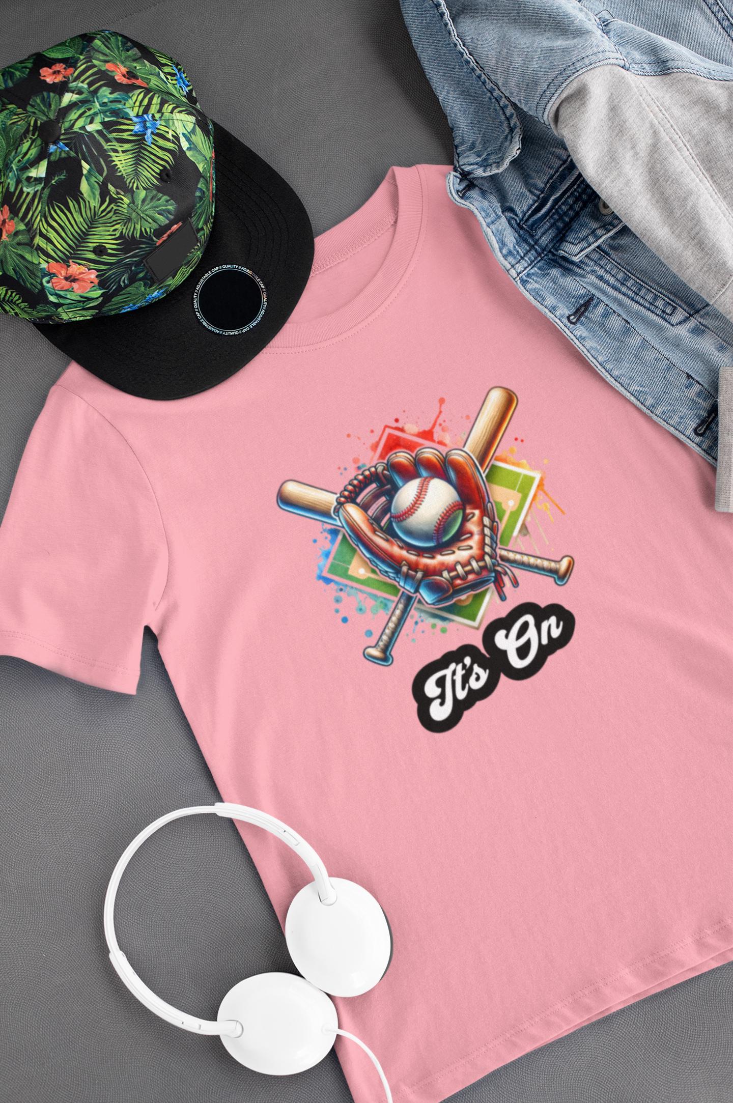 Baseball Vibes Kids Tee, Youth Sports Shirt, Fun Playtime Top, Perfect Gift for Little Athletes, Birthday Party Wear, Back to School Apparel