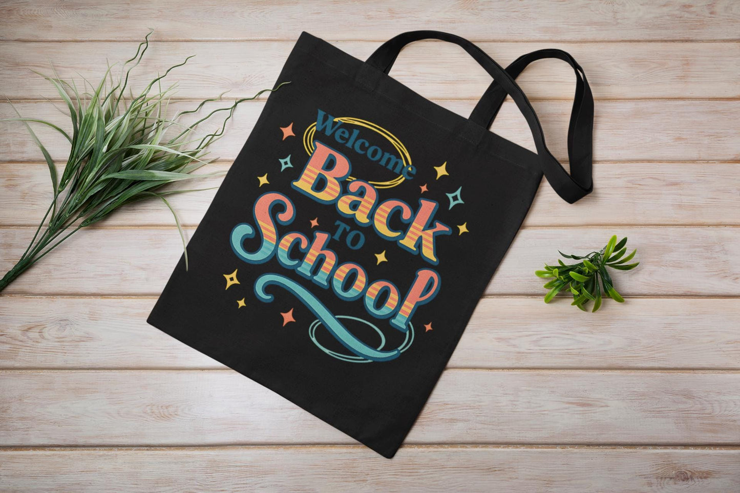 Back to School Tote Bag - Stylish Carryall for Students, School Events, College, Eco-Friendly, Gift for Teacher Appreciation Back to School