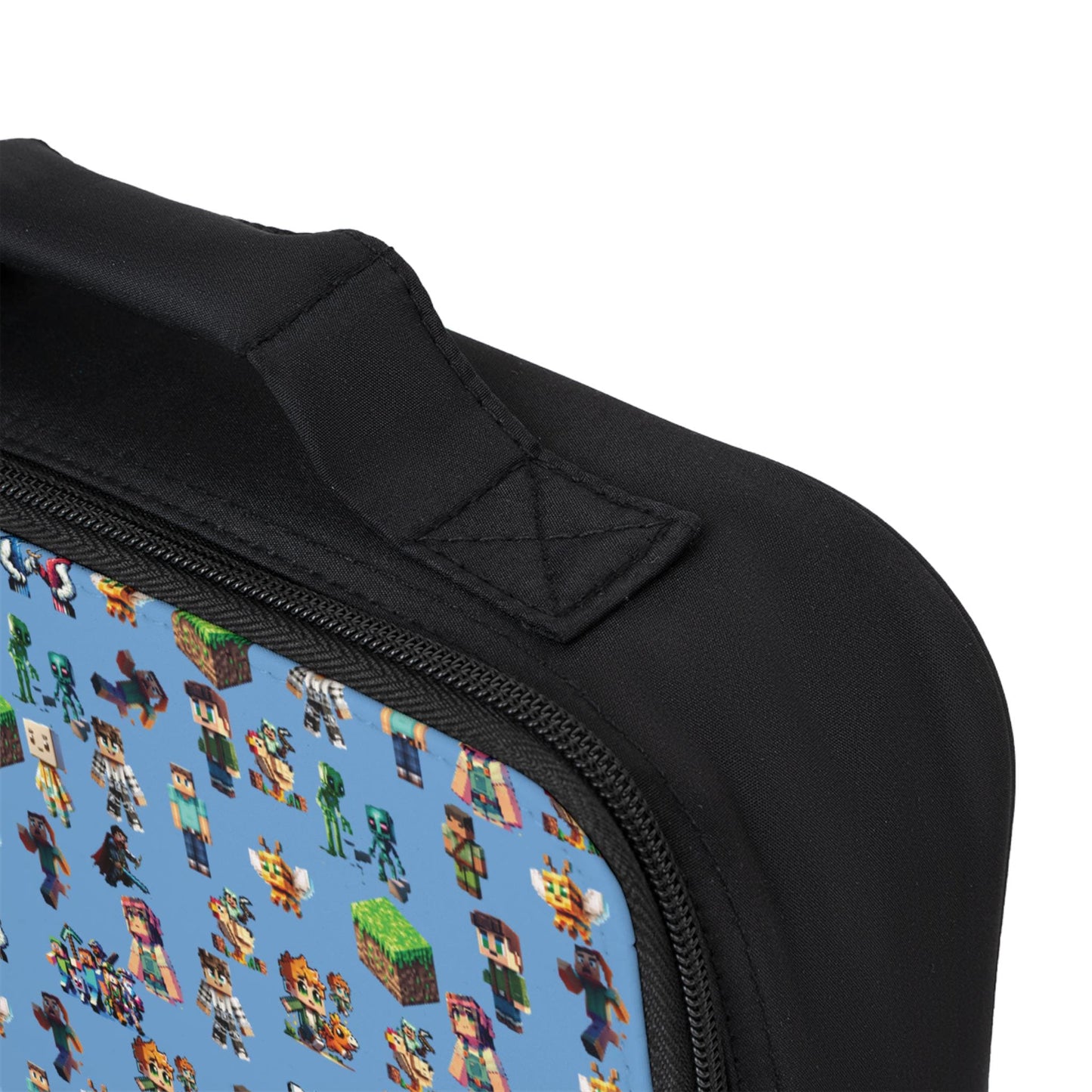 Minecraft Inspired Vibrant Kids Lunch Bag, Perfect for Back to School, Picnics, and Playdates, Gamer Enthusiast Lunch Bag, School Lunch Bag