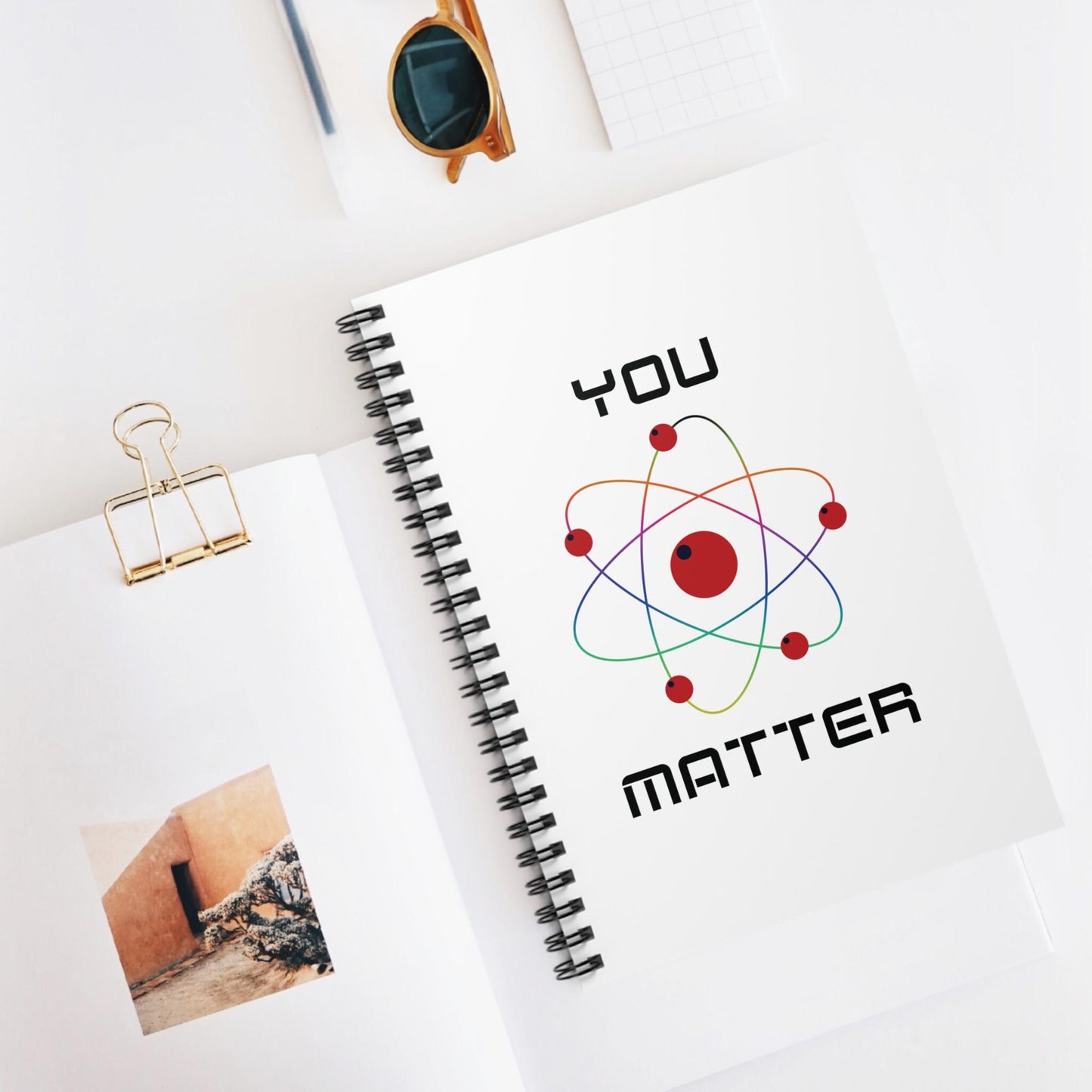 Cute Science-Themed Spiral Notebook - Perfect for Students & Science Lovers, Gift for Back to School, Journaling, Note-taking, School Supply