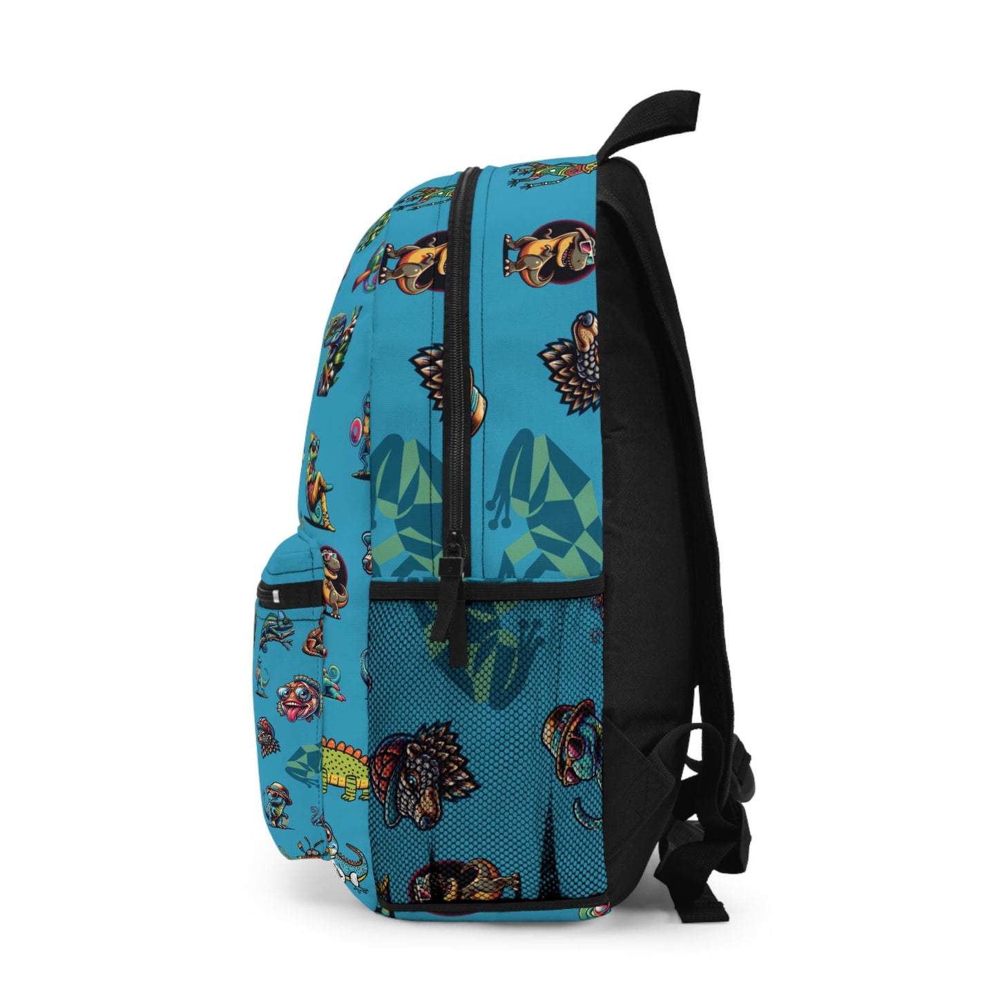 Animal Print Kids Backpack, Personalized School Bag for Elementary & Middle School Kids, Custom Name Bag for Gamer Enthusiast Back-to-School