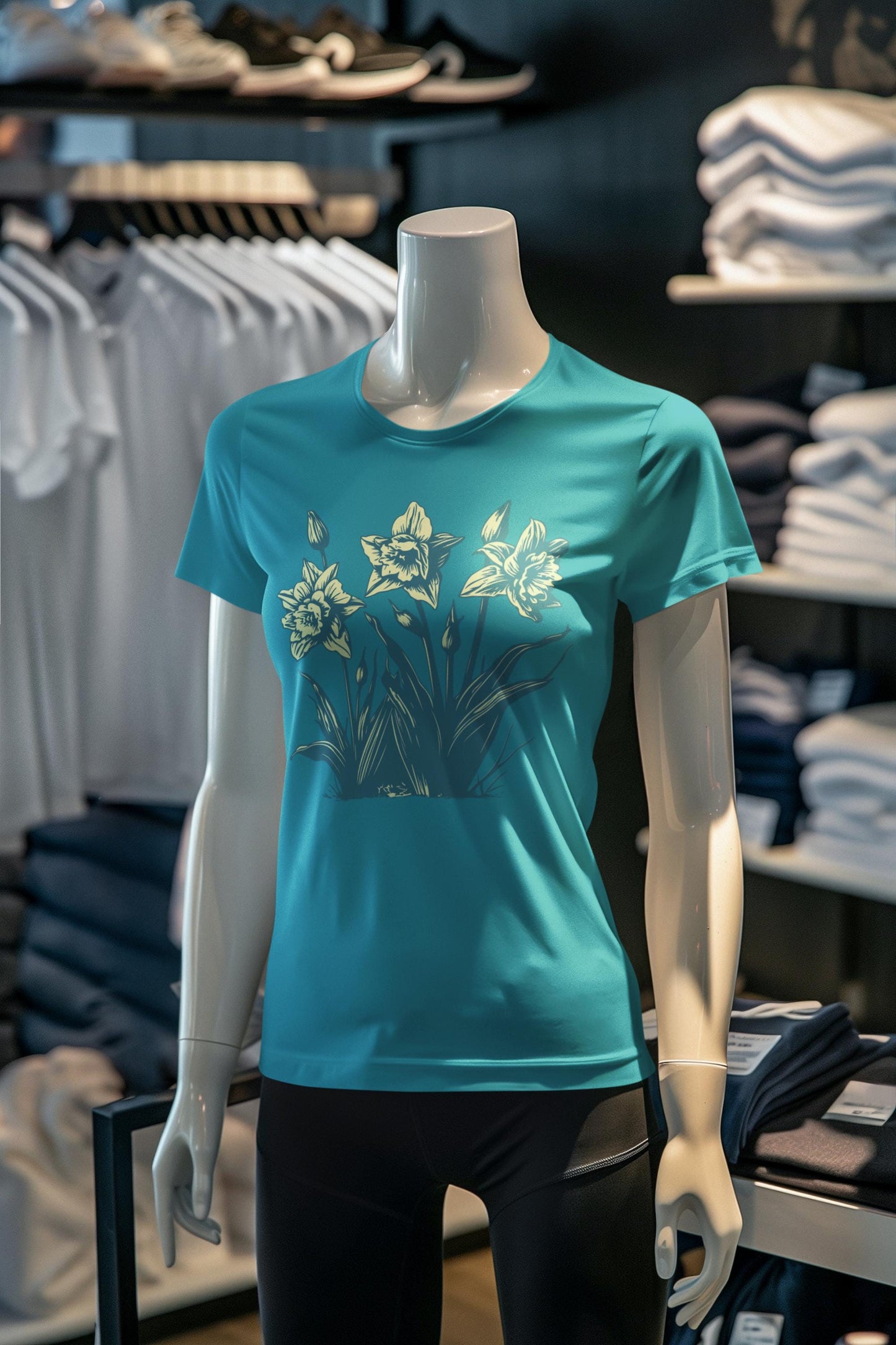 Boho Daisy Flower Shirt, Comfort Colors, Botanical Floral Graphic Tee, Nature Lovers Gift, Casual Wear, Spring & Summer Fashion