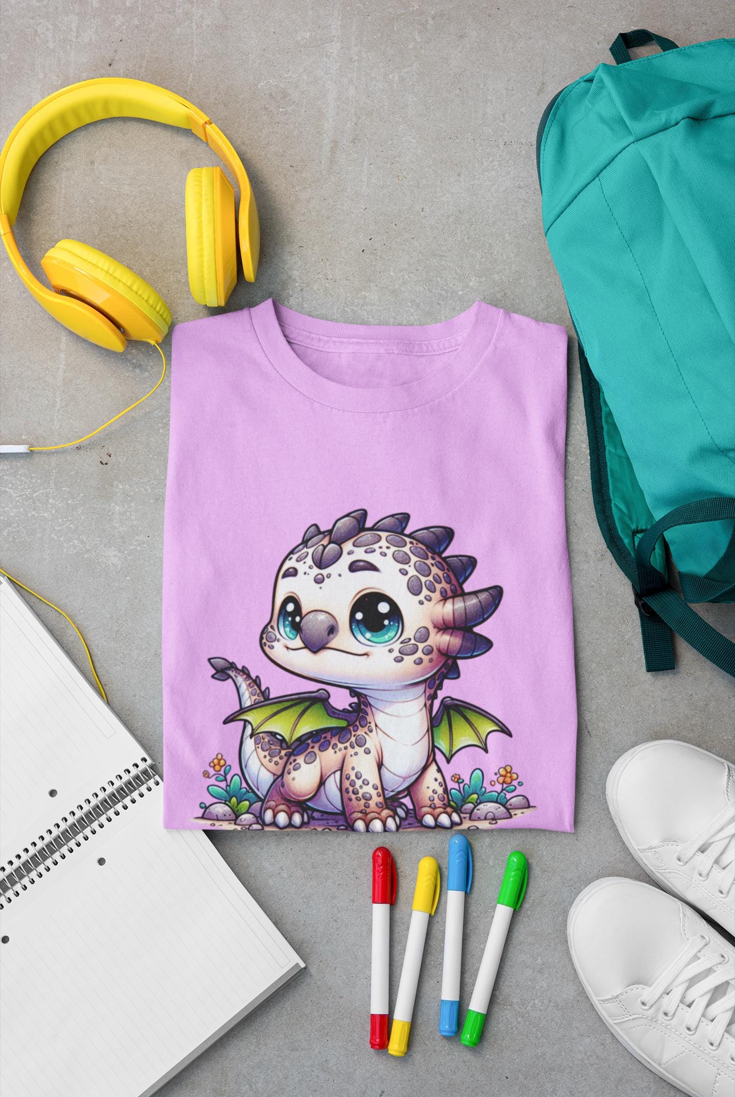 Cute Dragon Kids Tee, Fun Playful Dino T-Shirt for Boys and Girls, Birthday Gift, Dragon Lover Shirt, Everyday Back to School Wear